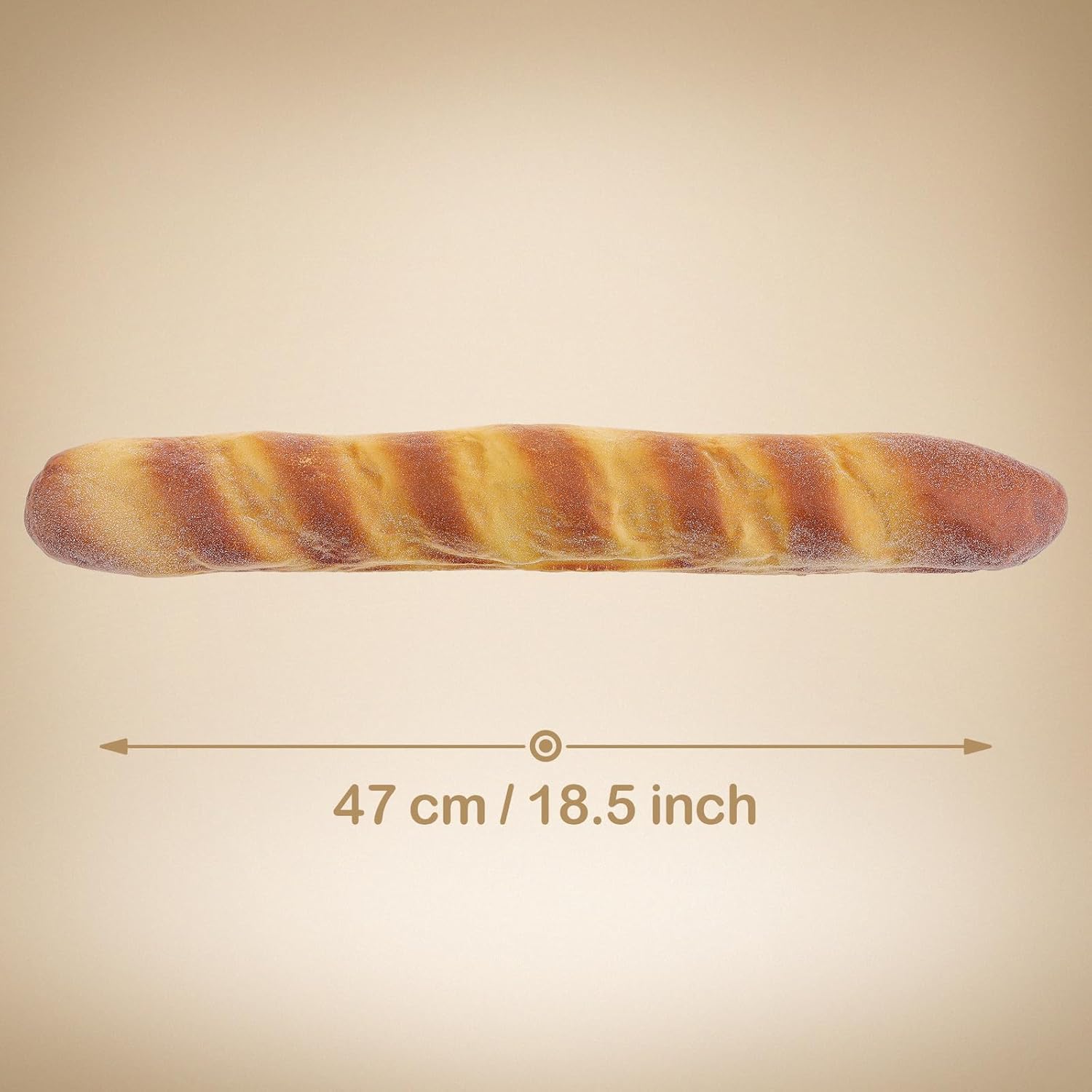 Gresorth 185 Inch Artificial Bread Prop - 2pcs