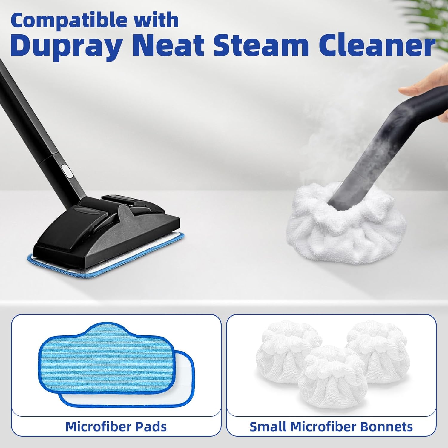 LOVECO Steam Cleaner Pads 9-Pack Reusable for Dupray Neat