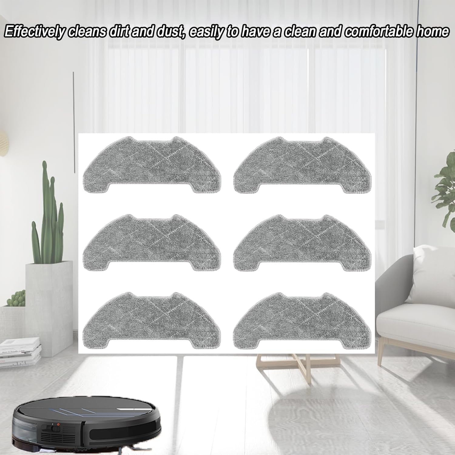 Frexusuent Mop Pads for Airrobo P30 Robot Vacuum Cleaner
