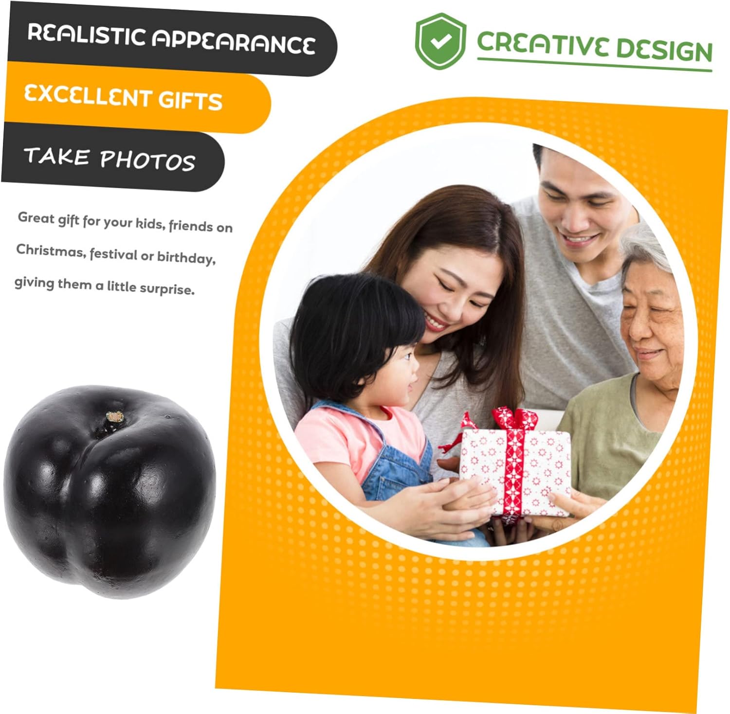 8Pcs Artificial Plum Models for Home and Kitchen Decor