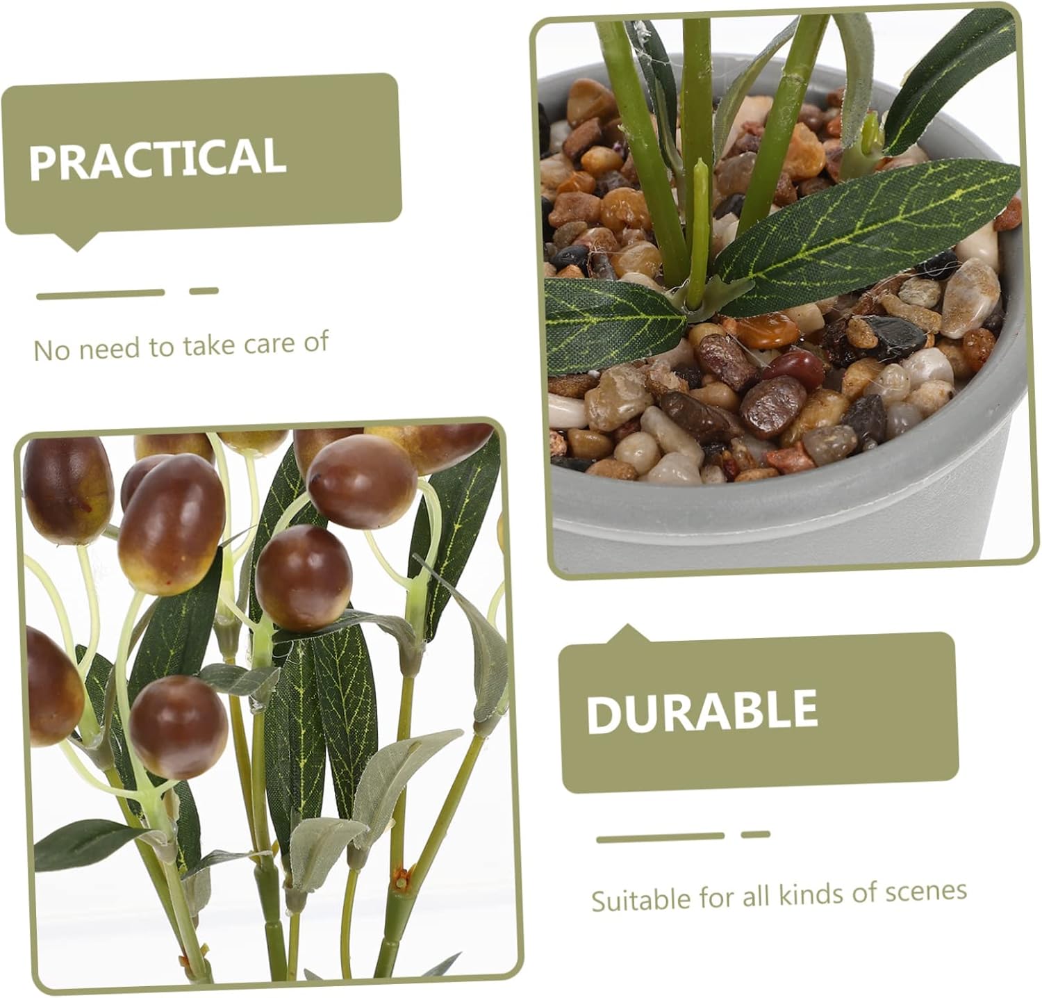 Simulated Fruit Bonsai Artificial Plant 12-Inch Decor