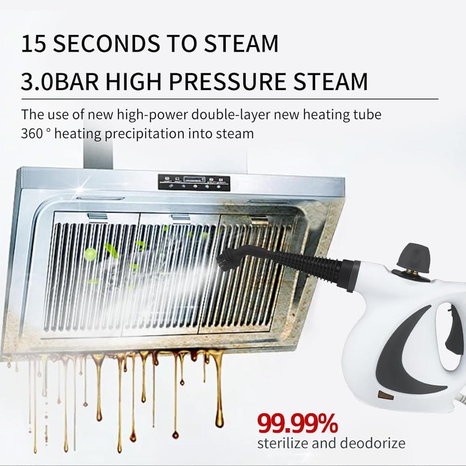 Laytic Handheld Steam Cleaner 10 In 1 Portable