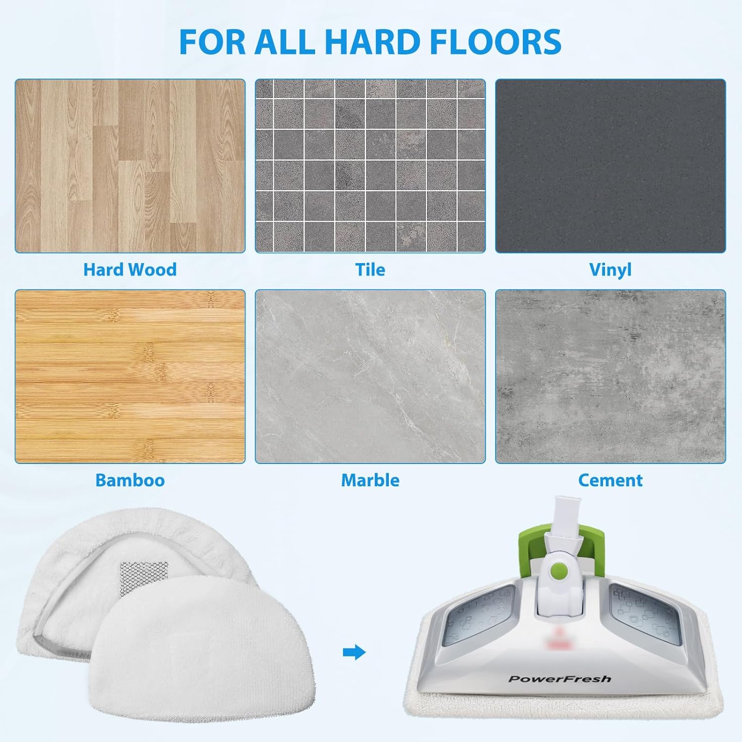 Extolife 10 Pack Steam Mop Pads for Bissell Models