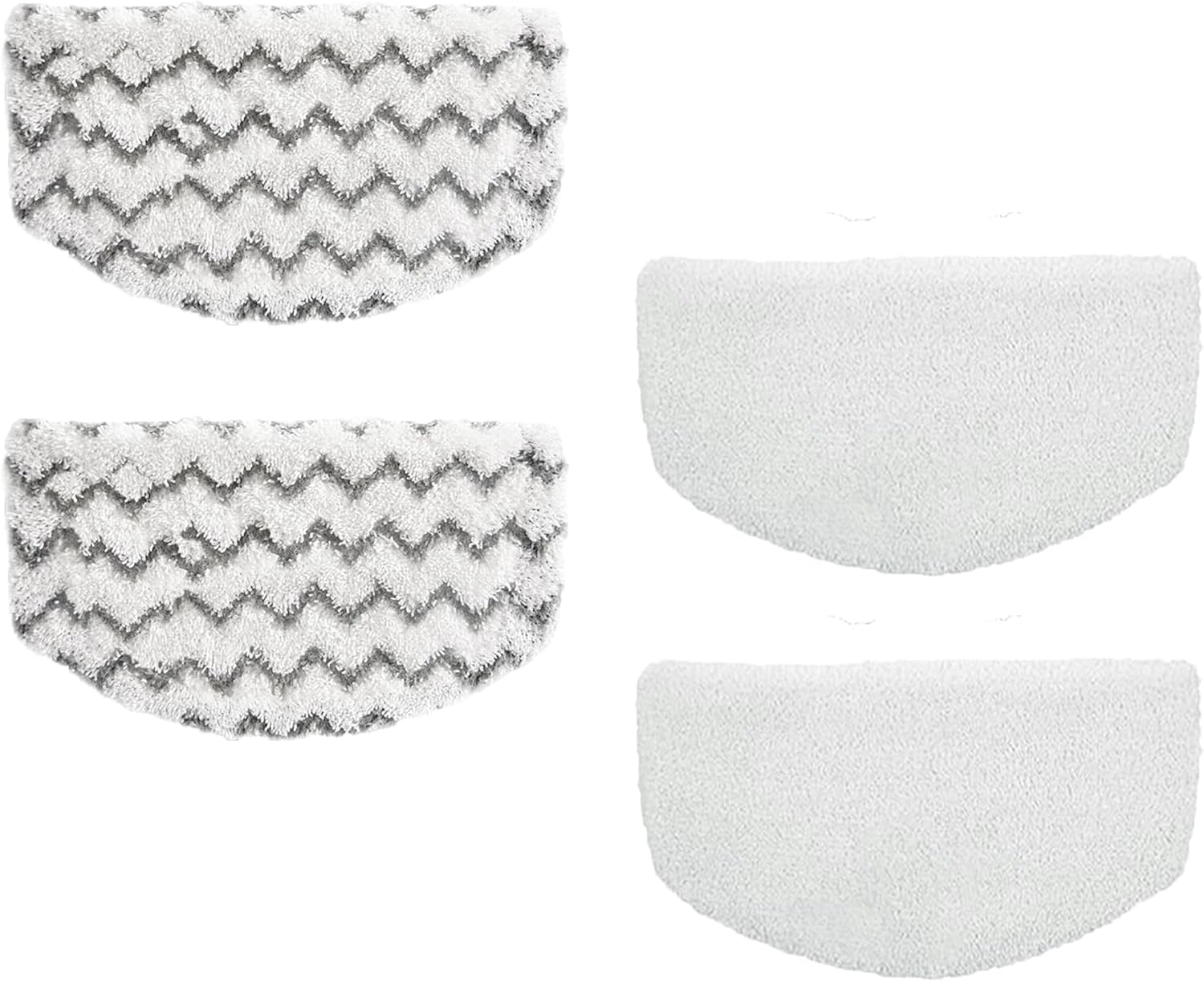 4 Pack Replacement Steam Mop Pads for Bissell Powerfresh Steam Mop Series