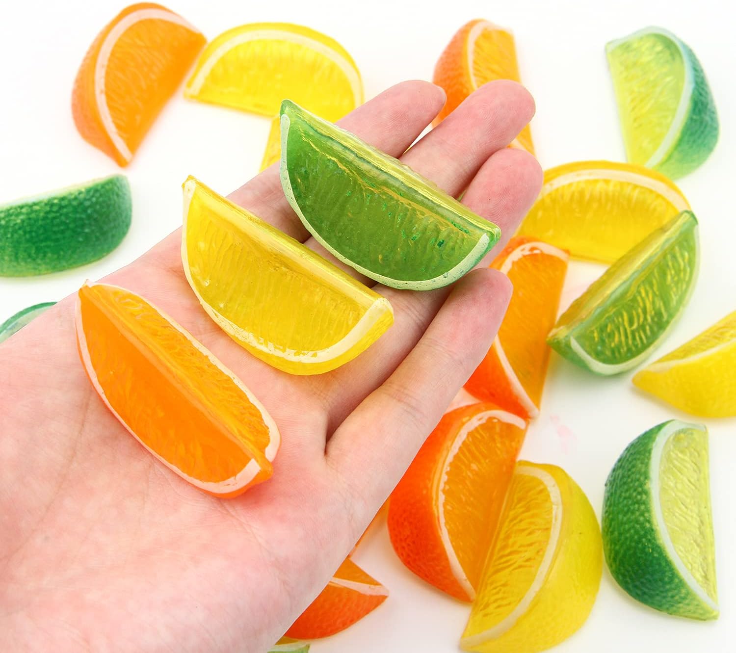 CCINEE 24PCS Artificial Lemon Blocks Realistic Decor