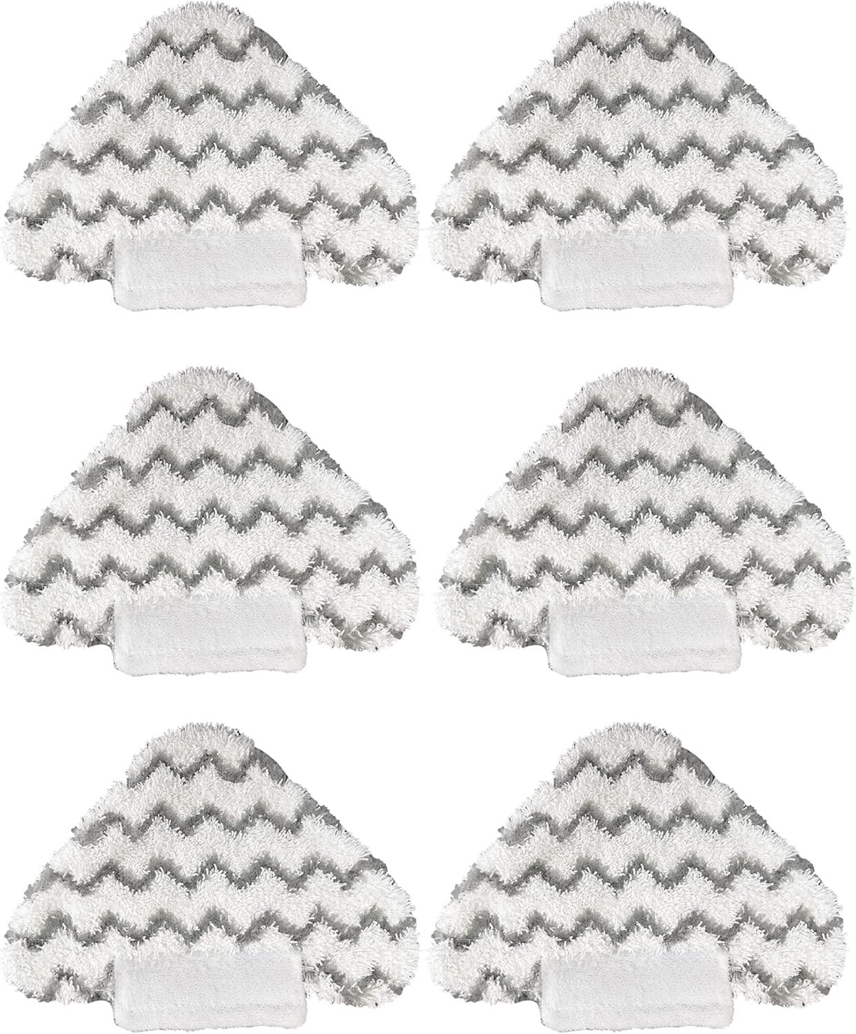 6 Pack Steaming Mop Replacement Pads for Shark Steam Mop Series