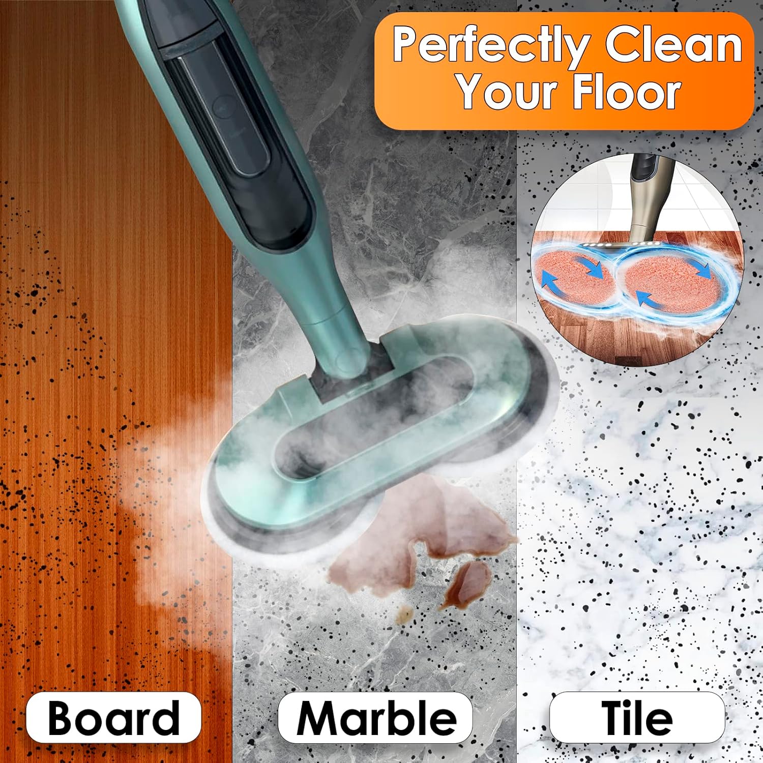 4 Pack S7001 S7000AMZ Mop Pads for Shark Steam Mop