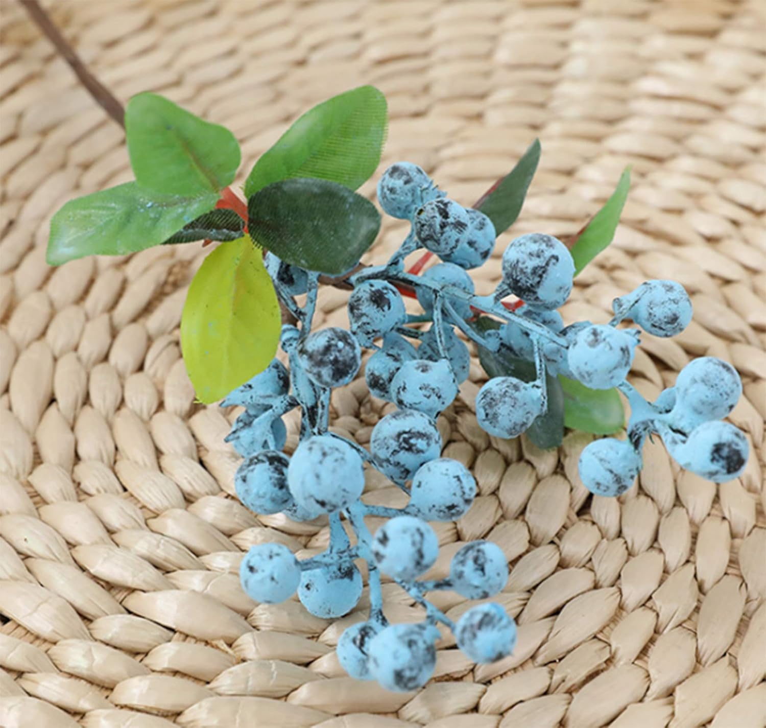 Artificial Blueberry Branches for Christmas Decor 10 Pack