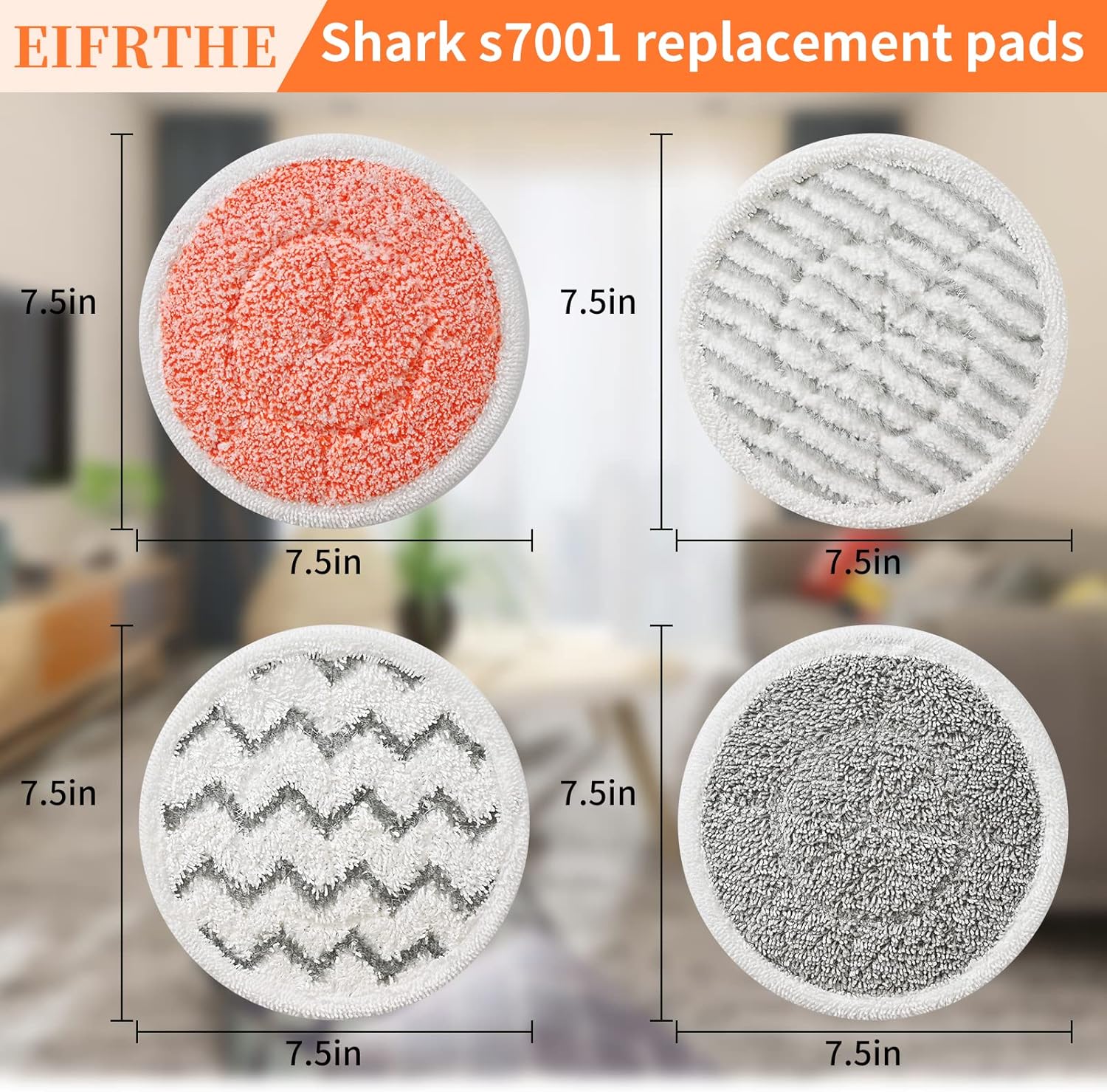 Eifrthe Shark S7000 Replacement Steam Mop 10 Pack