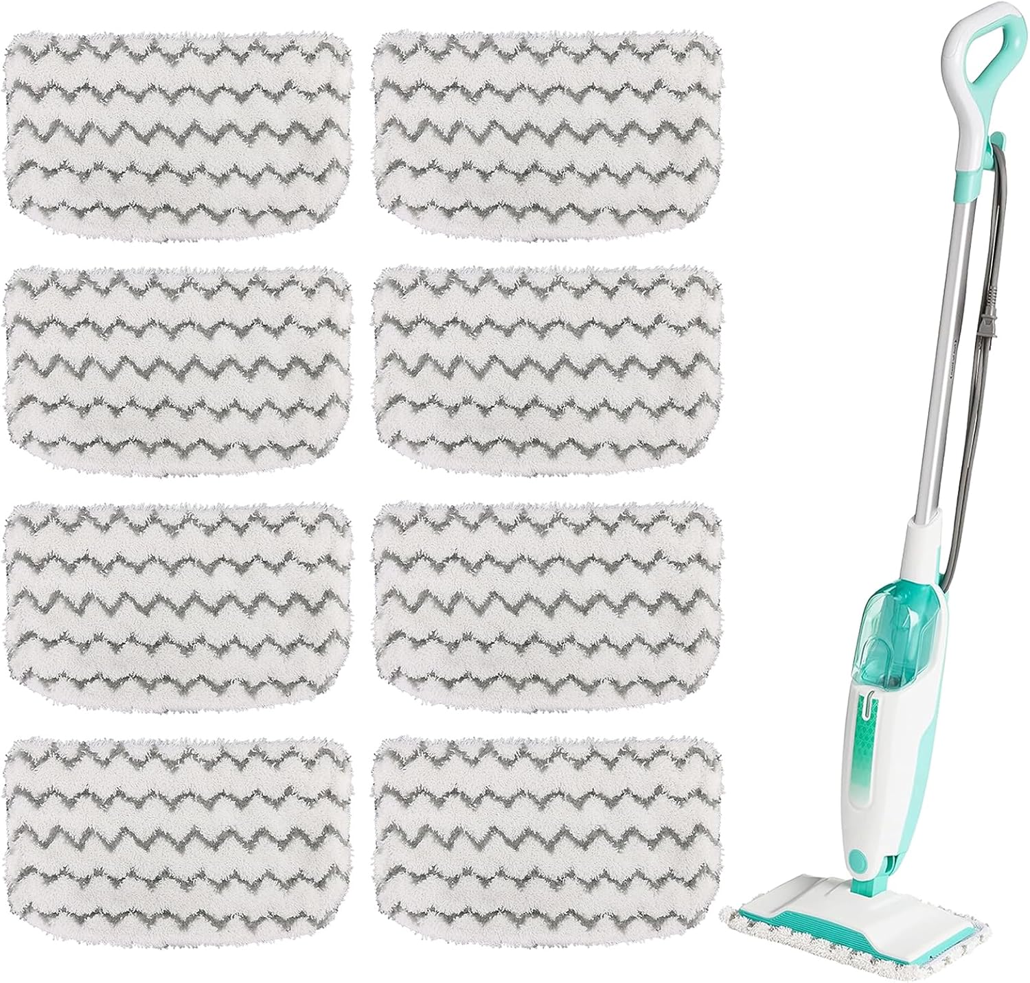 8 Pack Microfiber Steam Mop Pads for Shark S1000 Series