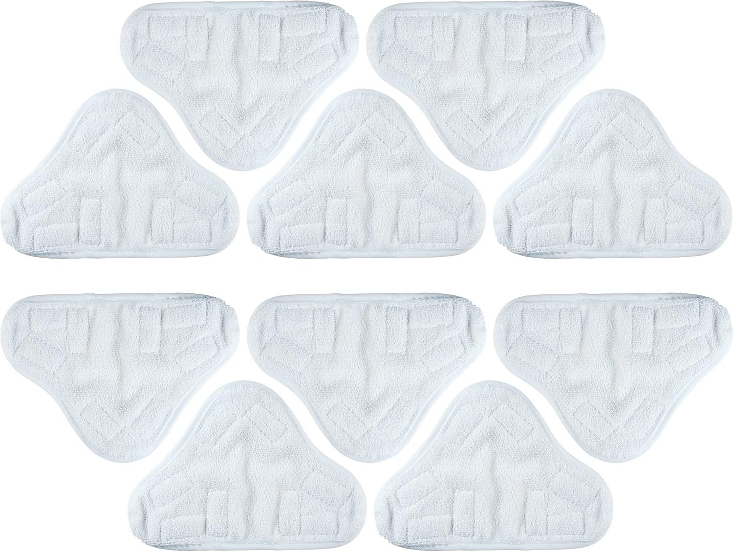BlueStars 10-Pack H2OX5 Microfiber Steam Mop Pads Replacement