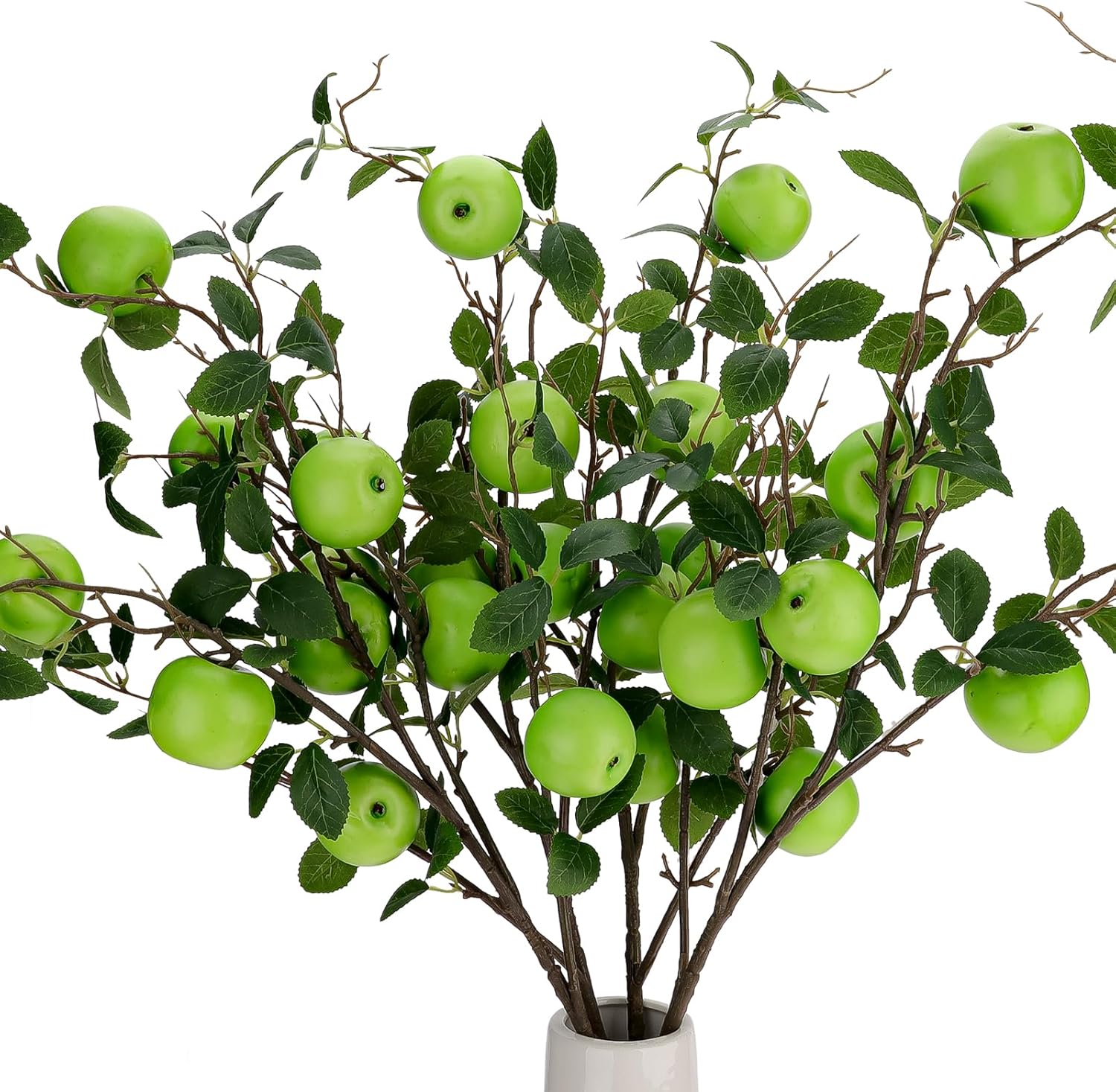 Gresorth Artificial Apple Branches 3pcs Decor Display
