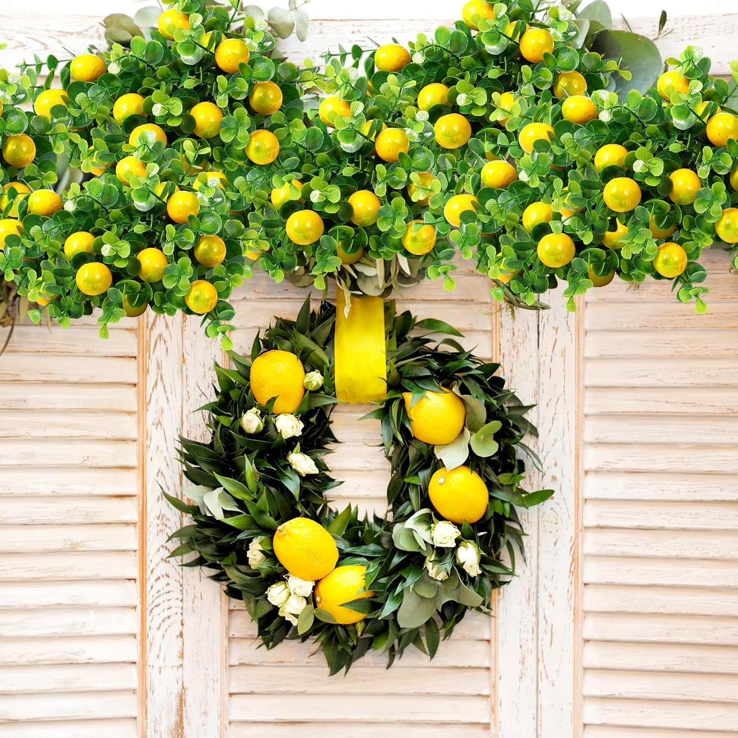Tigeen 6 Pack Artificial Lemon Branches