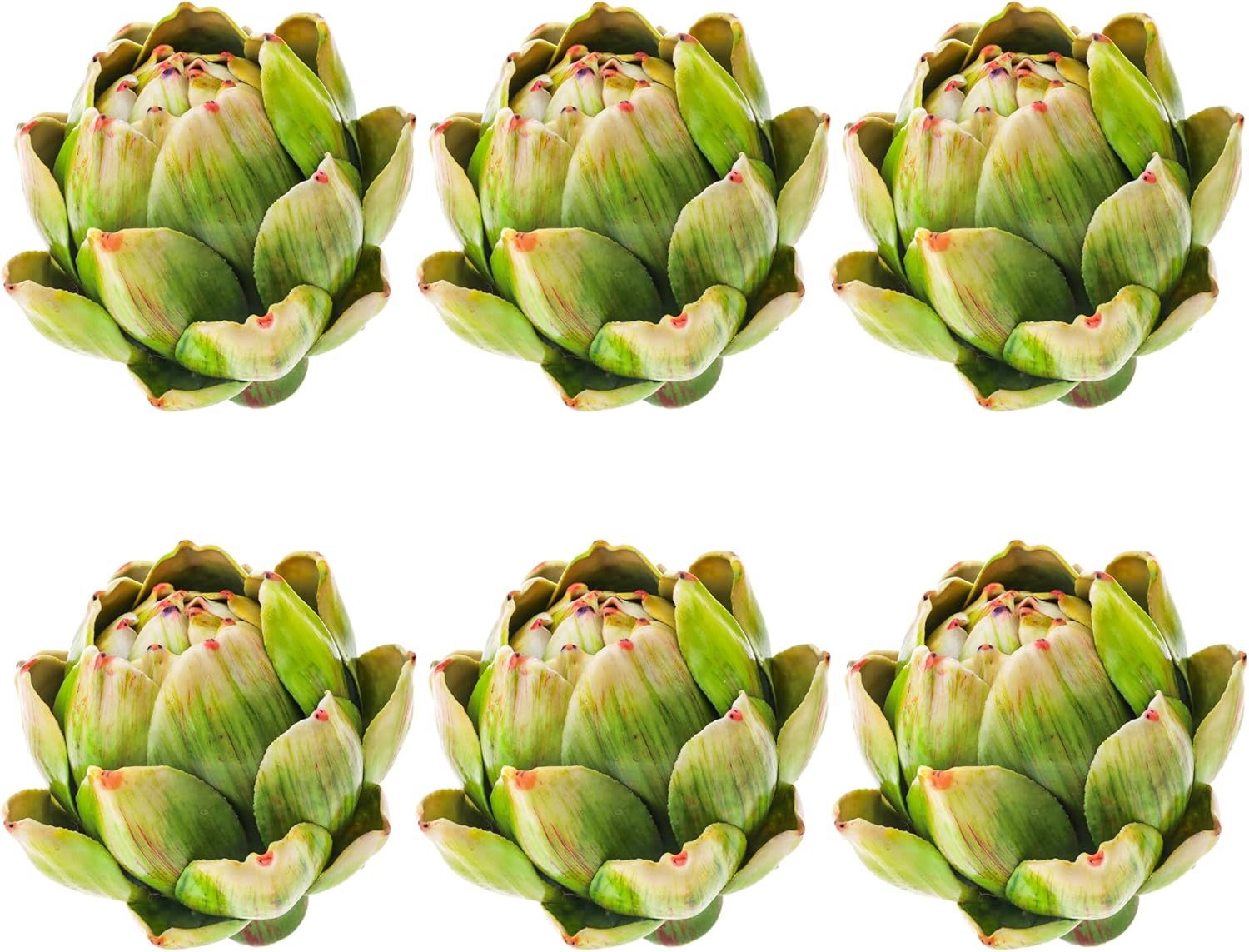 6Pcs Artificial Artichoke Decor for Home Kitchen Centerpiece