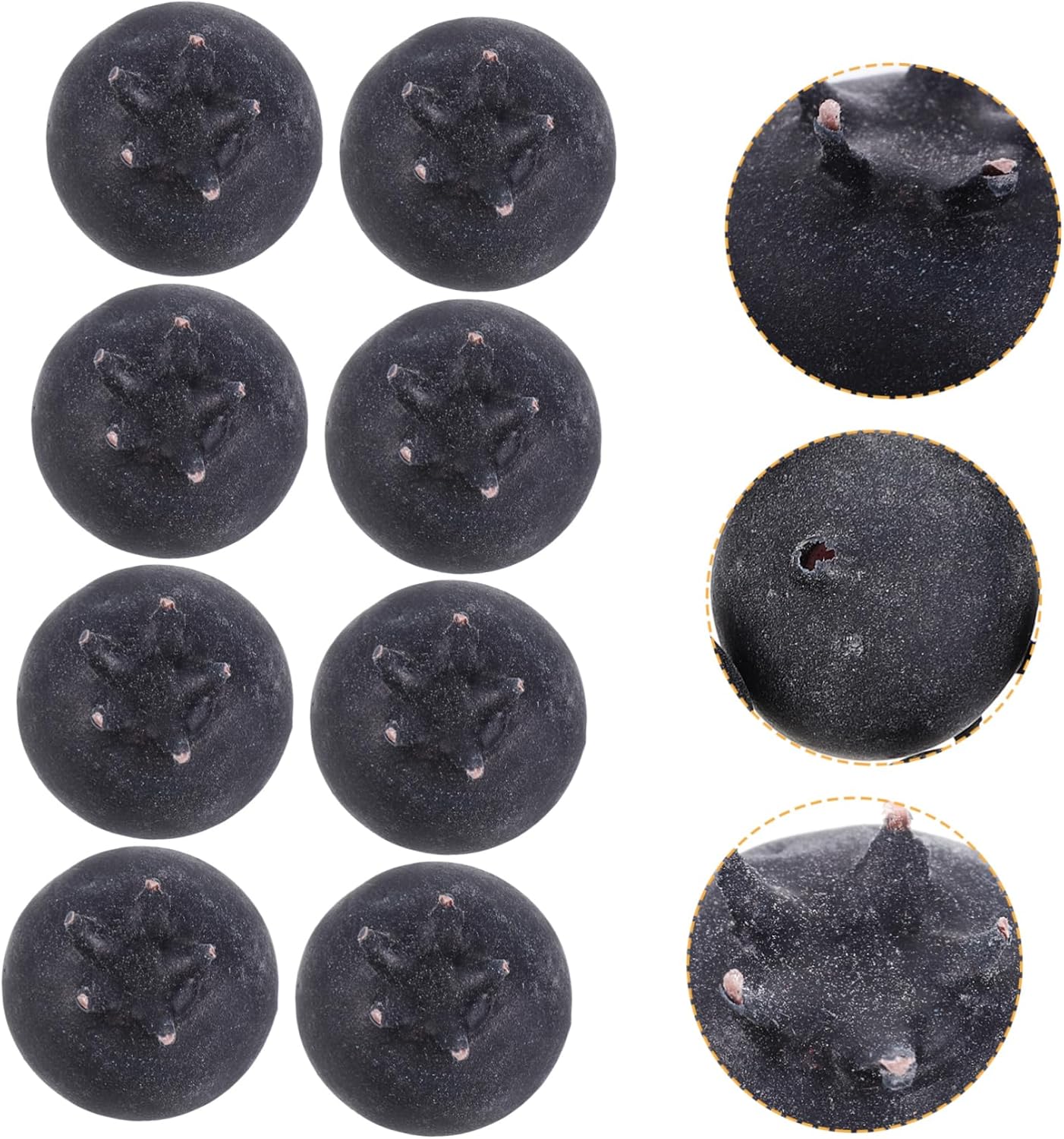 IMIKEYA 40 Pcs Artificial Blueberry Decorations