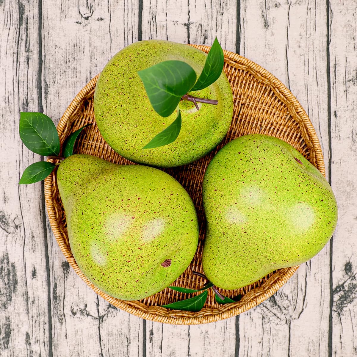 Gresorth 7 Inch Artificial Green Pear Decoration