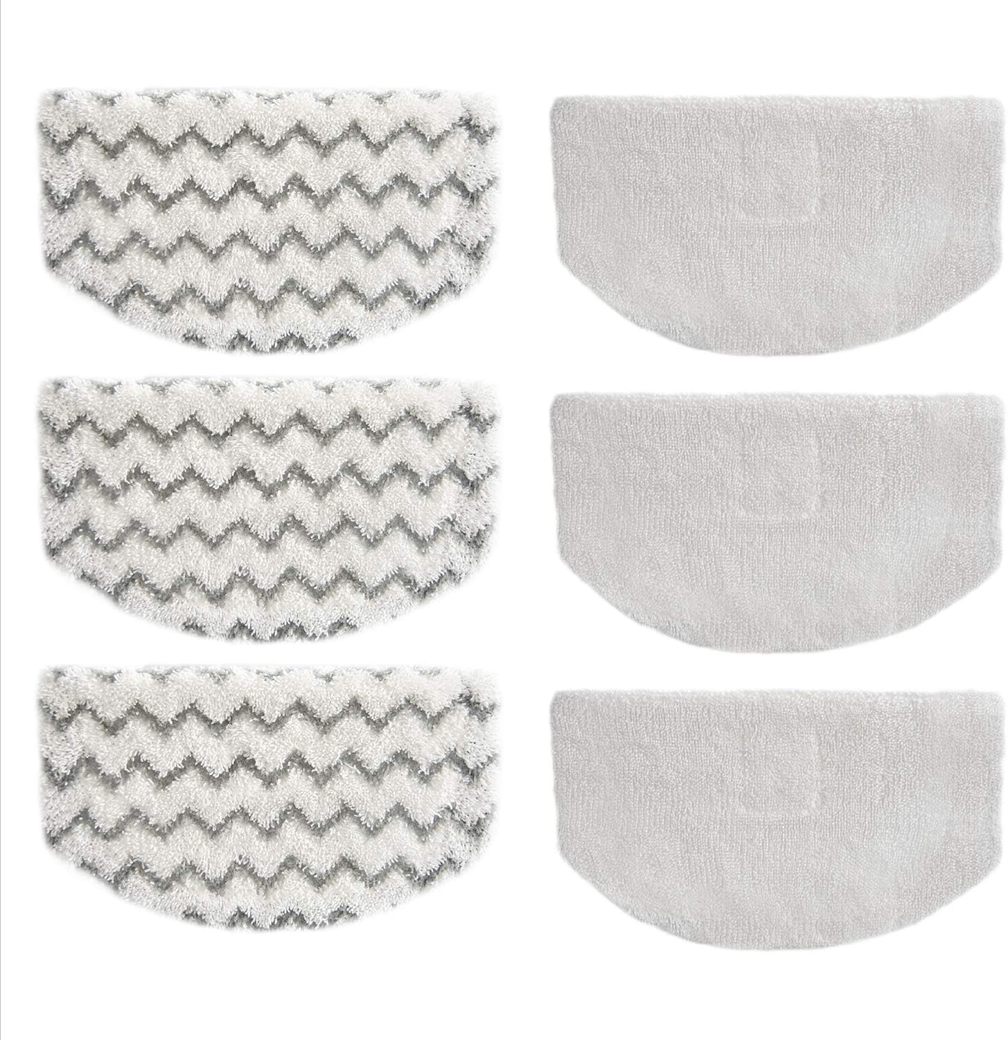 BIHARNT 6 Pack Steam Mop Replacement Pads for Bissell Powerfresh Models