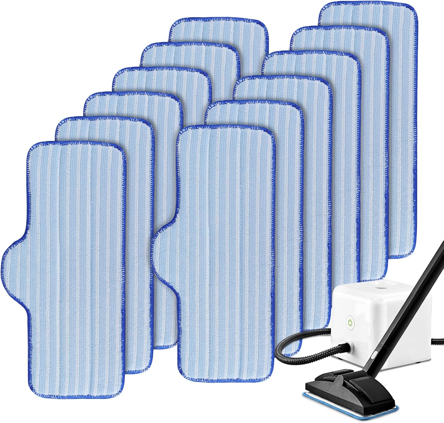 Steam Mop Pads for Dupray Neat Steam Cleaner - 12 Pack Reusable