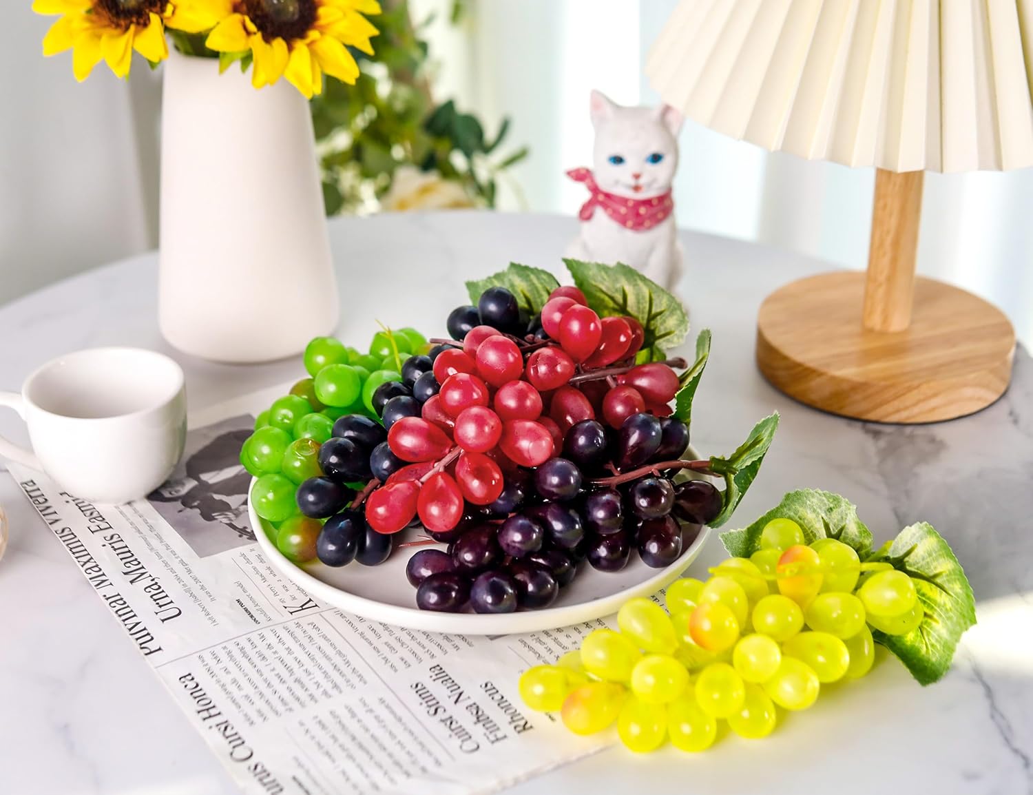 Toopify 10 Bunches Artificial Grapes Decor