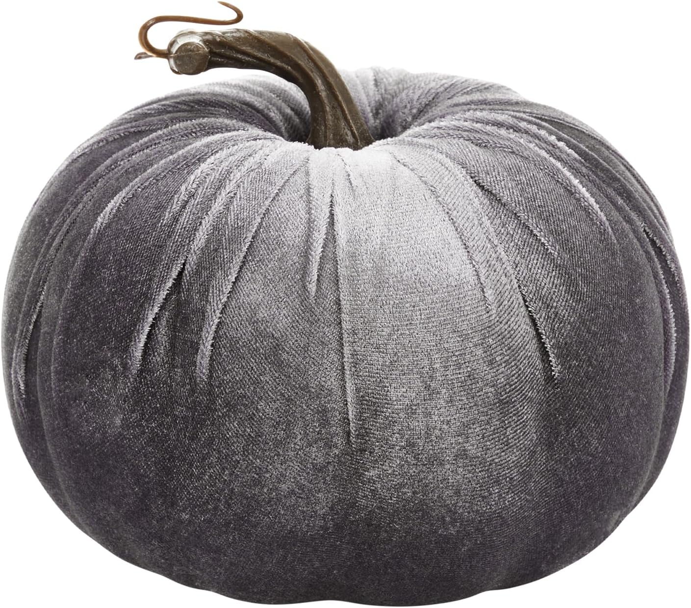 8pcs Artificial Velvet Pumpkin Halloween Decor Set