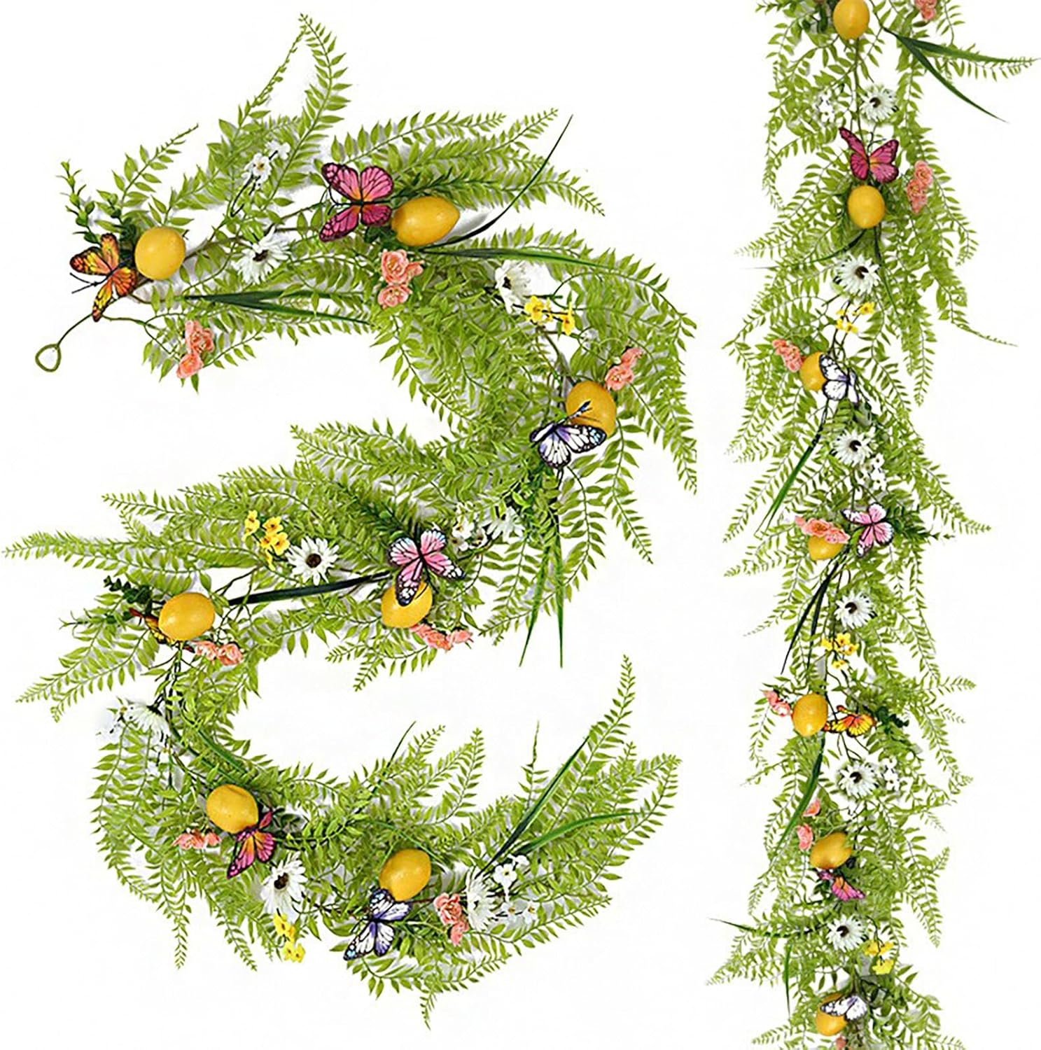 Artificial Lemon Garland 200cm Front Door Decor