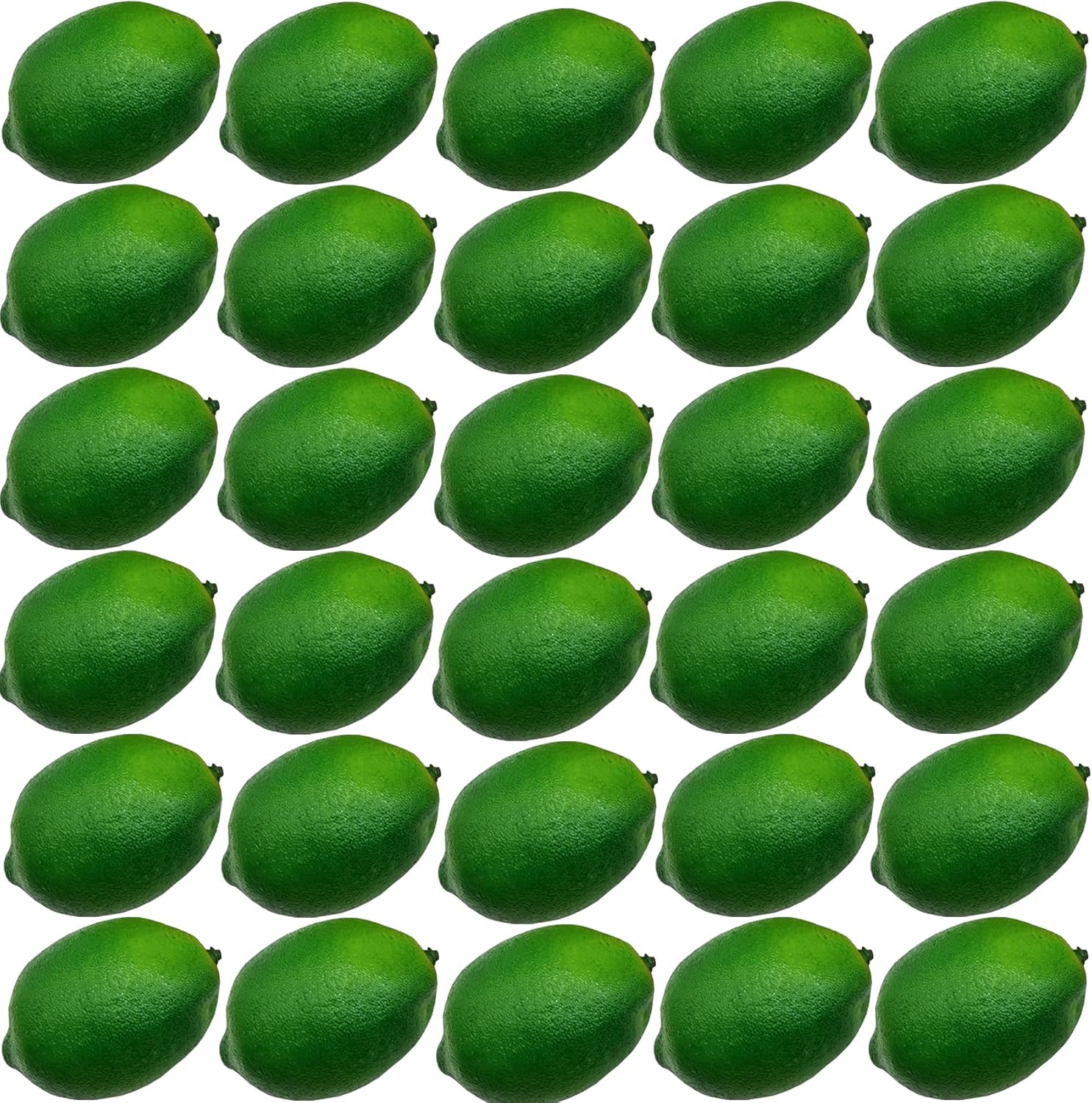 TIHOOD 30PCS Artificial Green Lemons for Decor