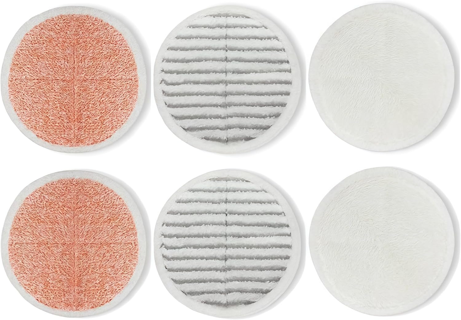 Replacement Pads for Bissell Spinwave Mop 6-Pack