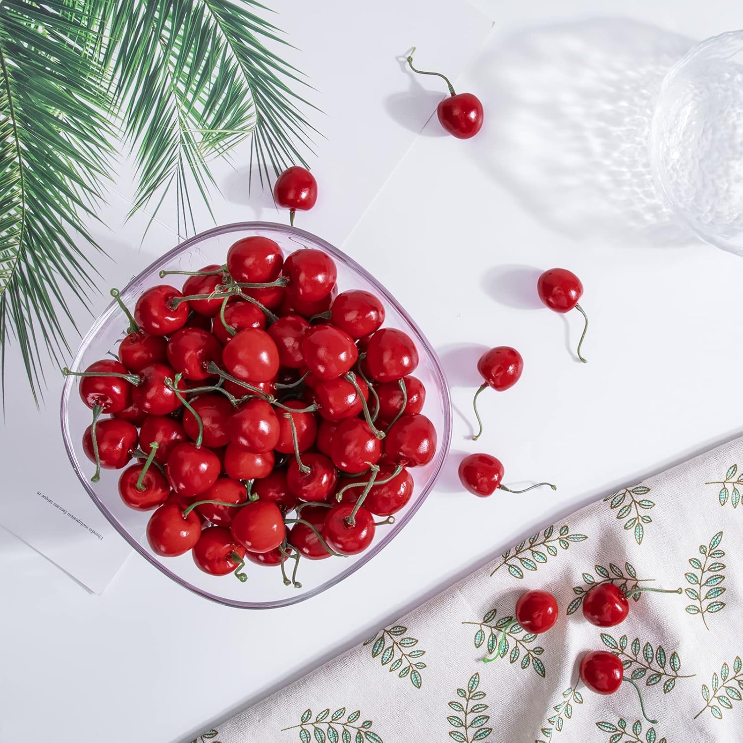 MyLifeUNIT Artificial Cherry Fruit 100 PCS