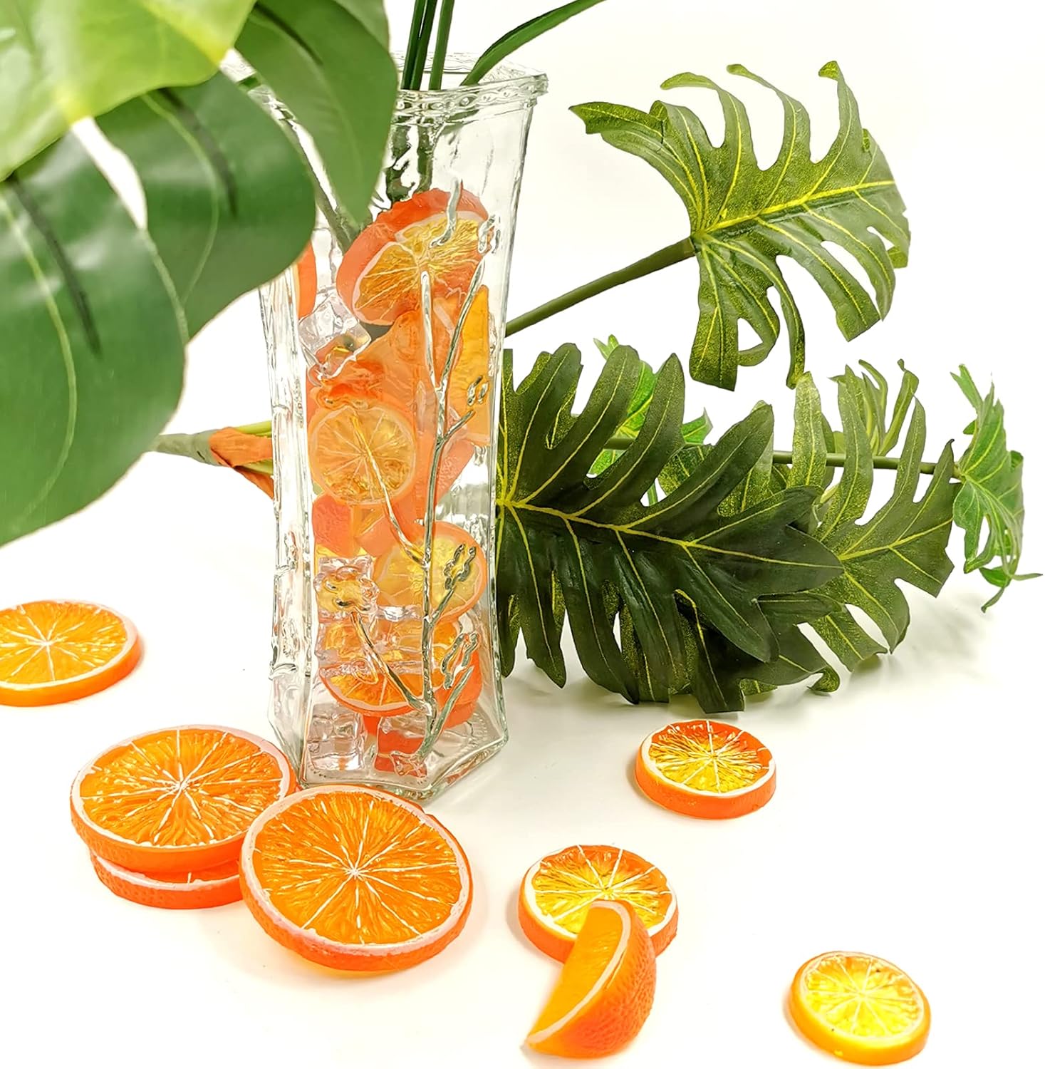 SNAIL GARDEN 30Pcs Artificial Lemon Slices Blocks