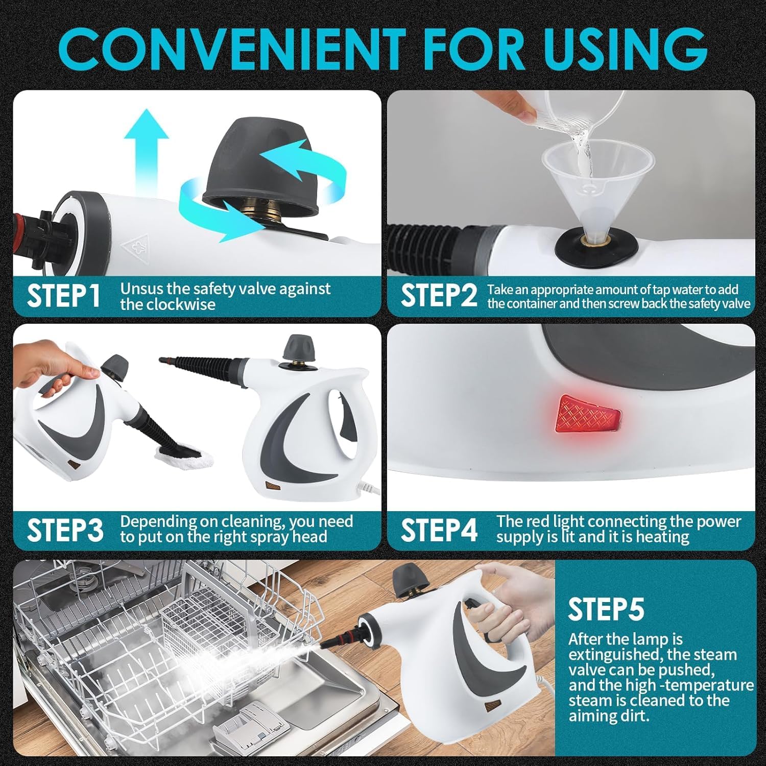 Laytic Steammaster Pro Handheld Steam Cleaner 1