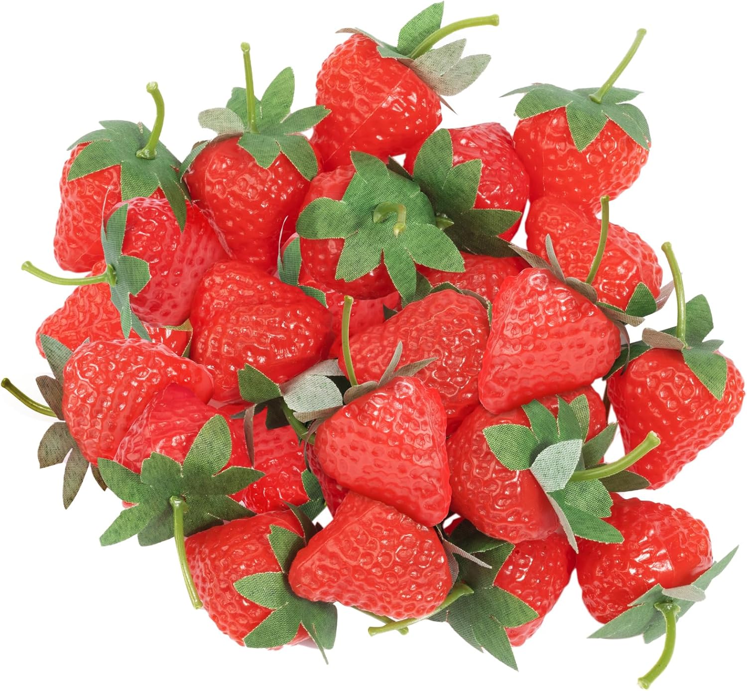 VIDELLY Artificial Strawberries for Decor and Party Use