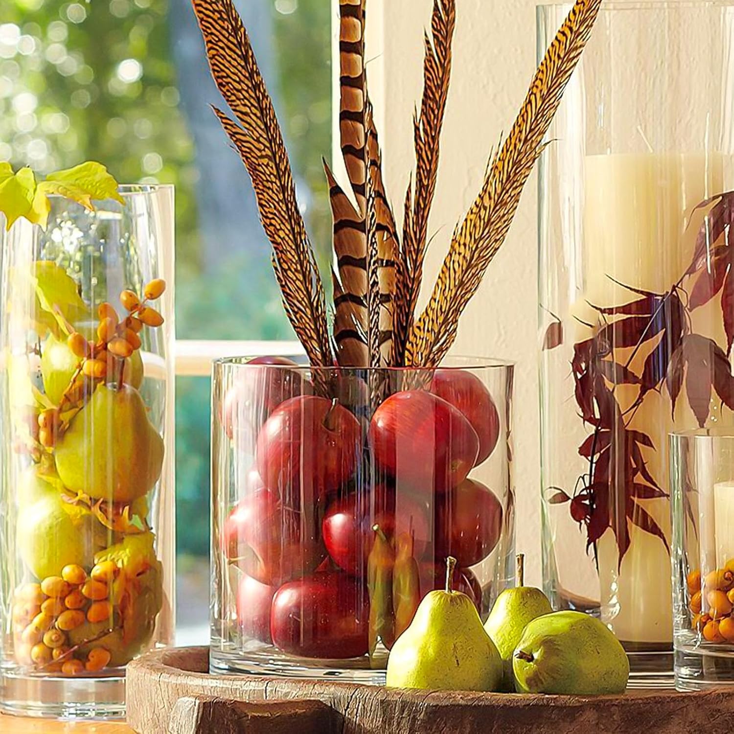 BigOtters Artificial Apples 30PCS for Home Kitchen Decor