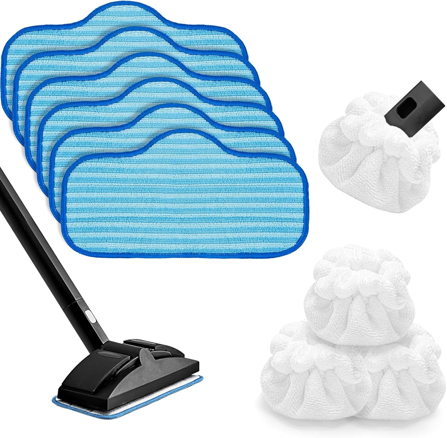 LOVECO Steam Cleaner Pads 9-Pack Reusable for Dupray Neat