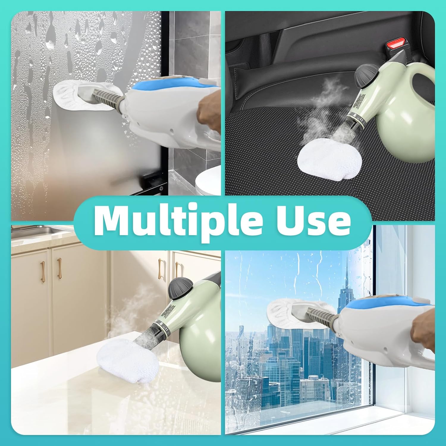 12 Pack Microfiber Cloths for Steam Mop and Cleaner