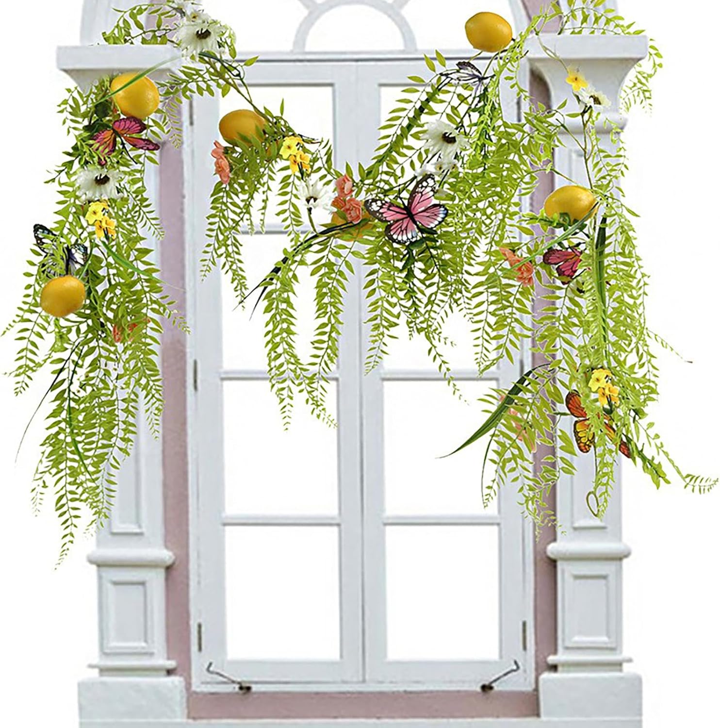 Artificial Lemon Garland 200cm Front Door Decor