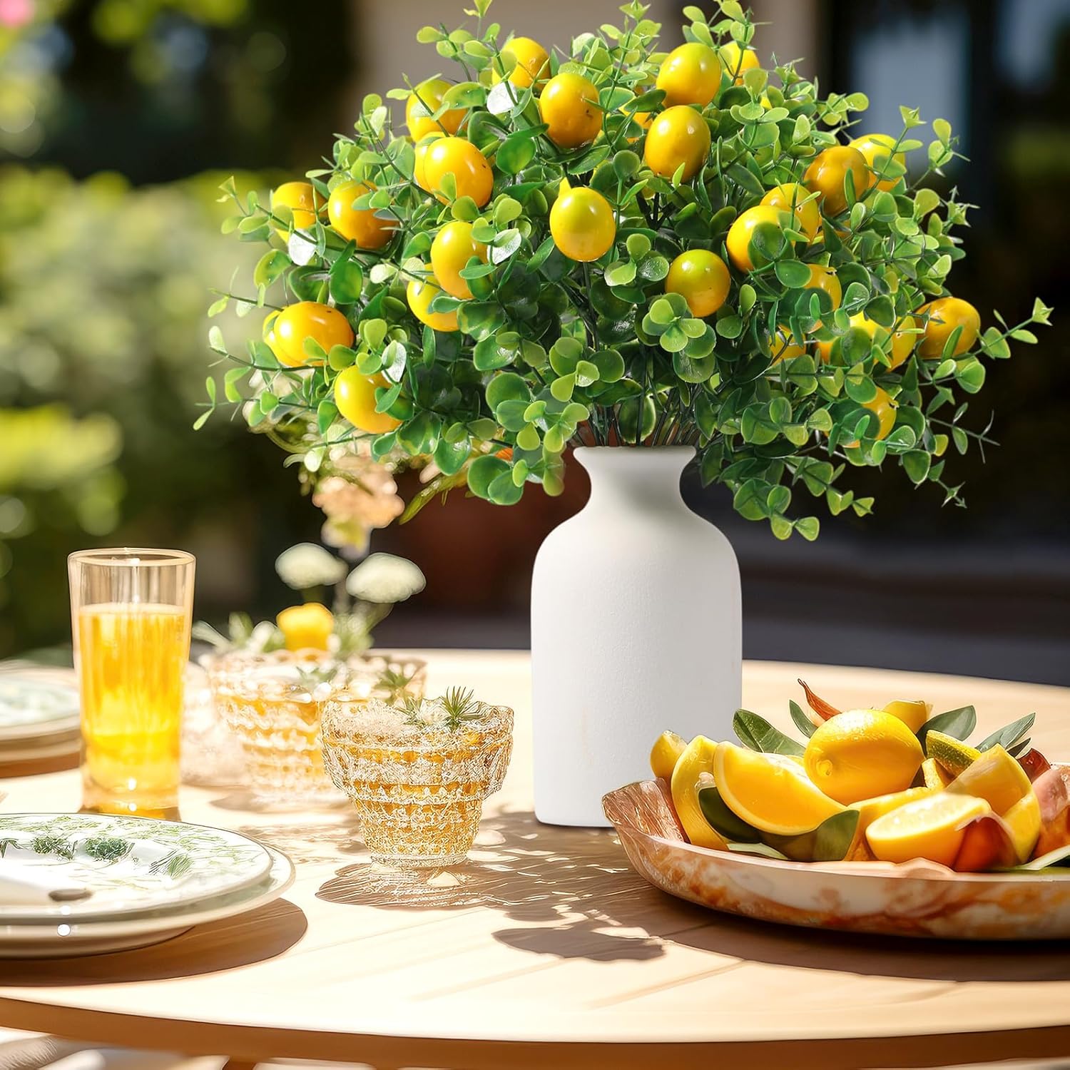Tigeen 6 Pack Artificial Lemon Branches