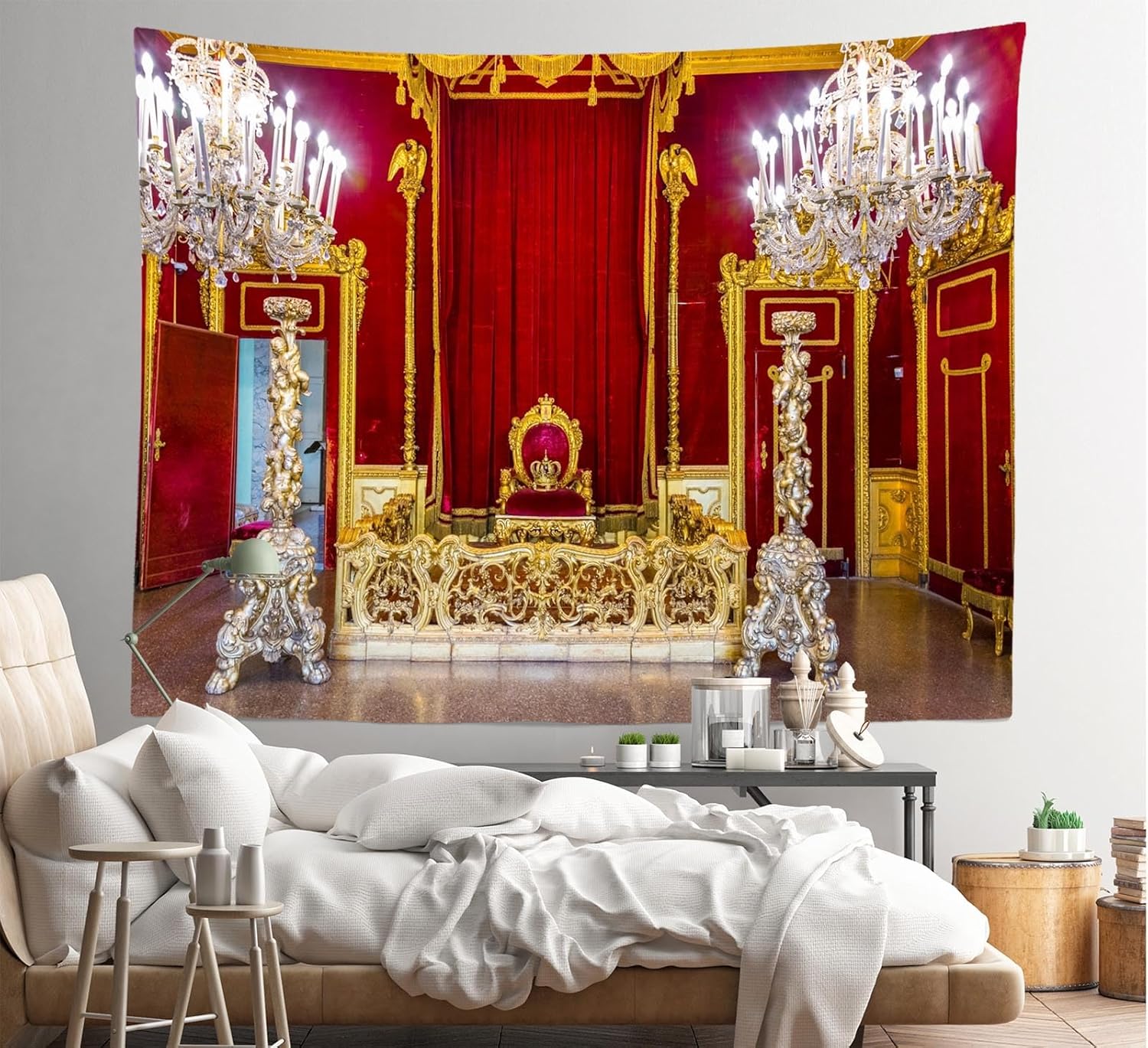 Loccor 118x78 Throne Hall Tapestry for Wall Decor