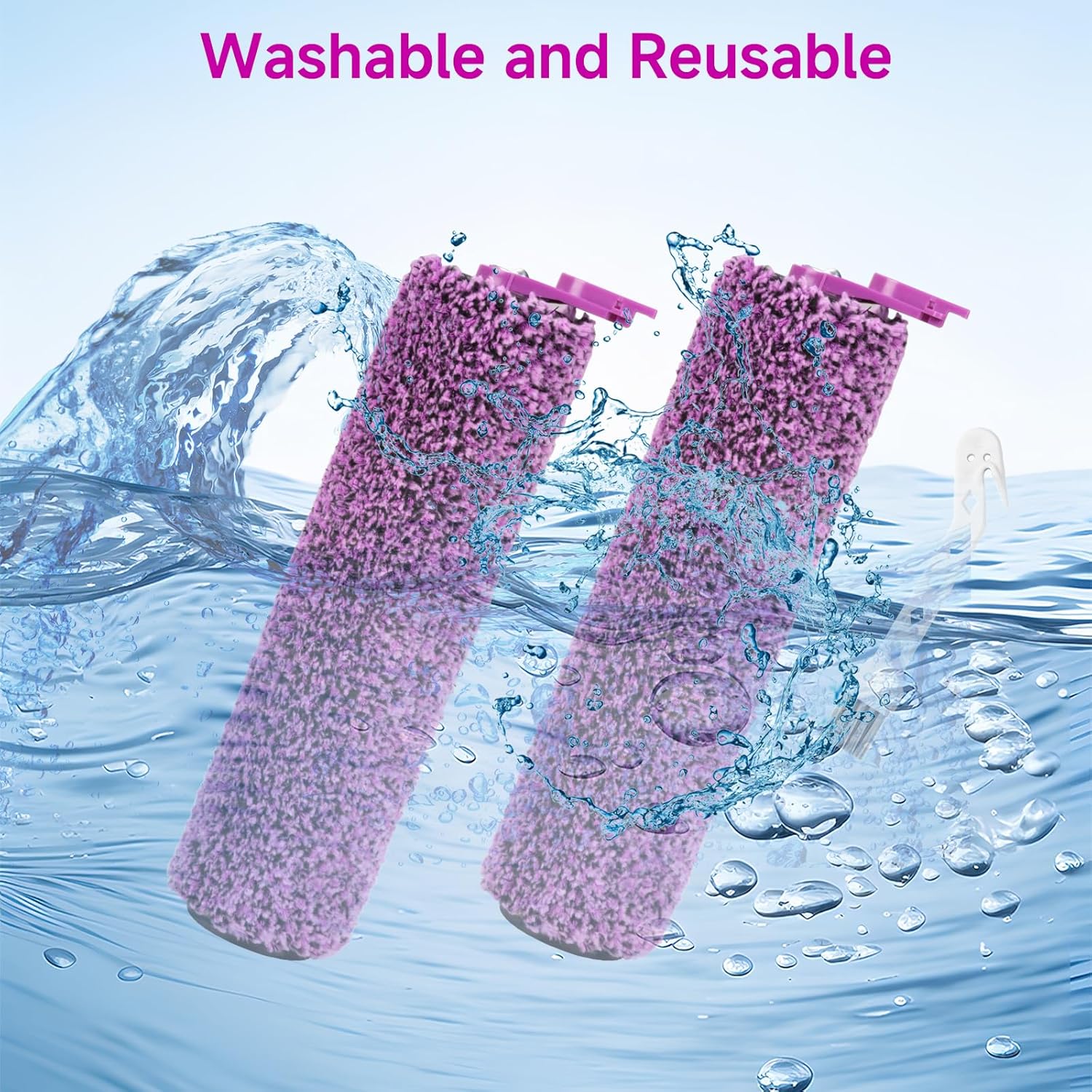 SD201 Roller Replacement for Shark Steam Mop 2 Pack