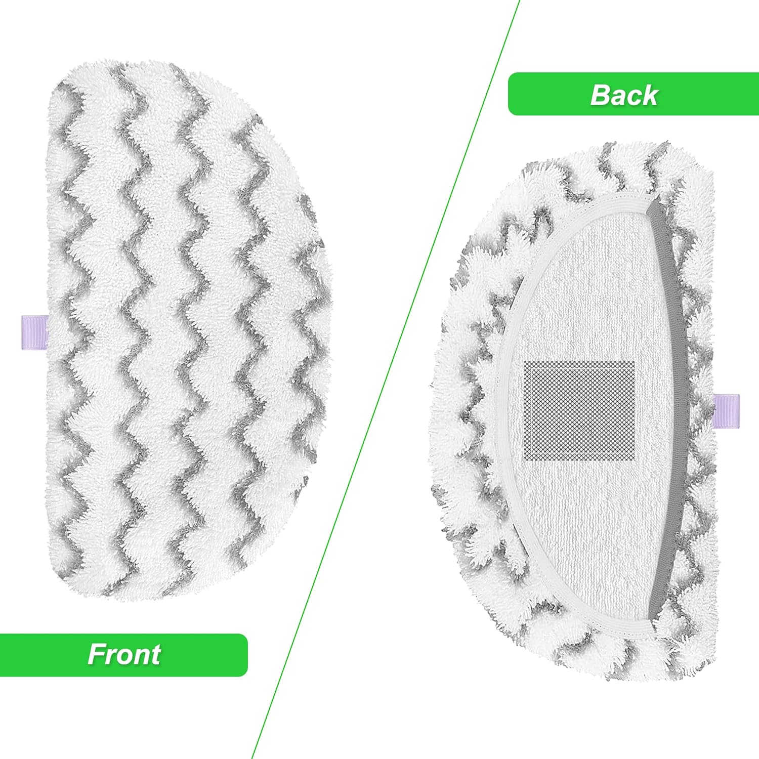 10 Pack Steam Mop Replacement Pads for Bissell Powerfresh Steam Mop