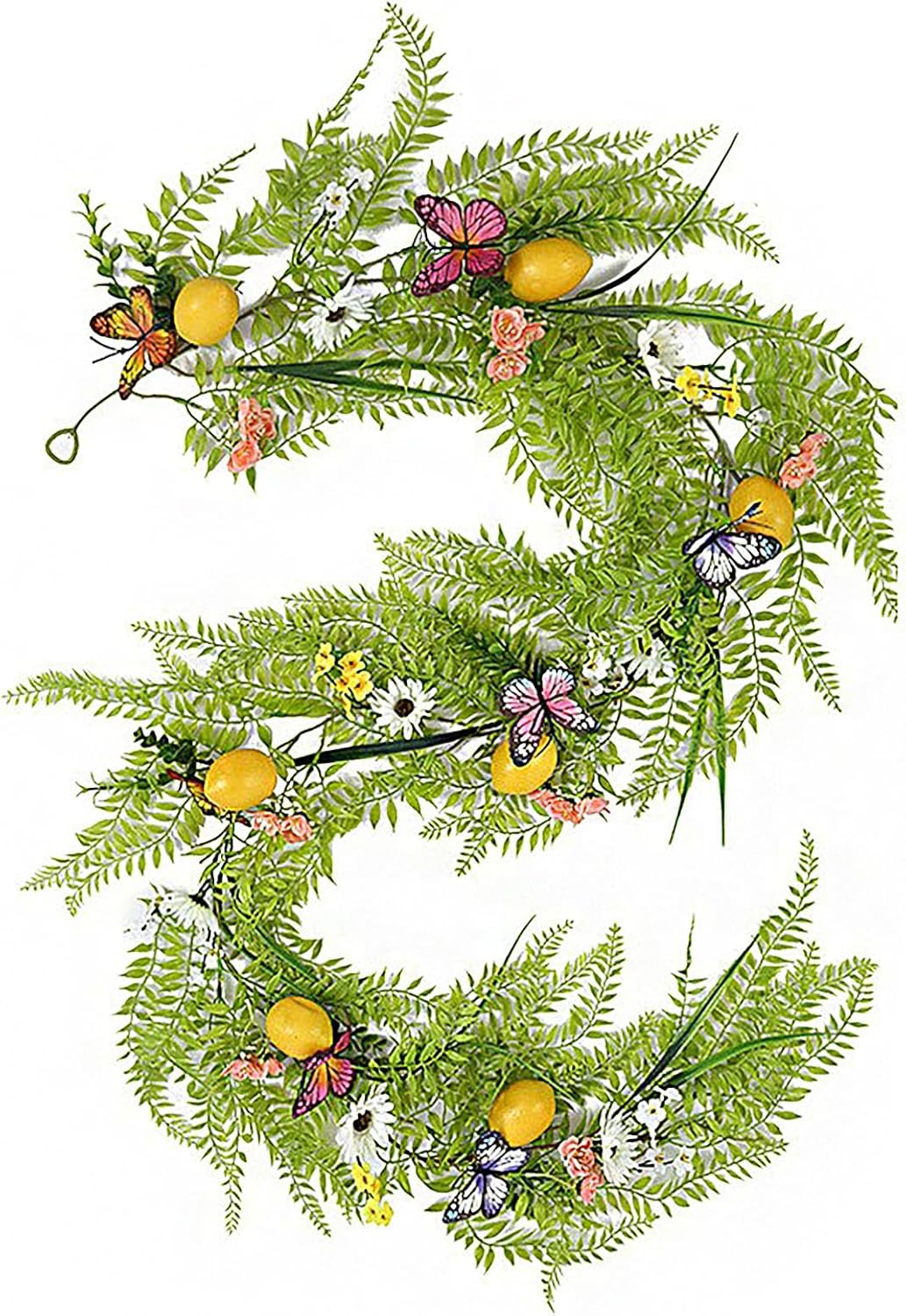Artificial Lemon Garland 200cm Front Door Decor