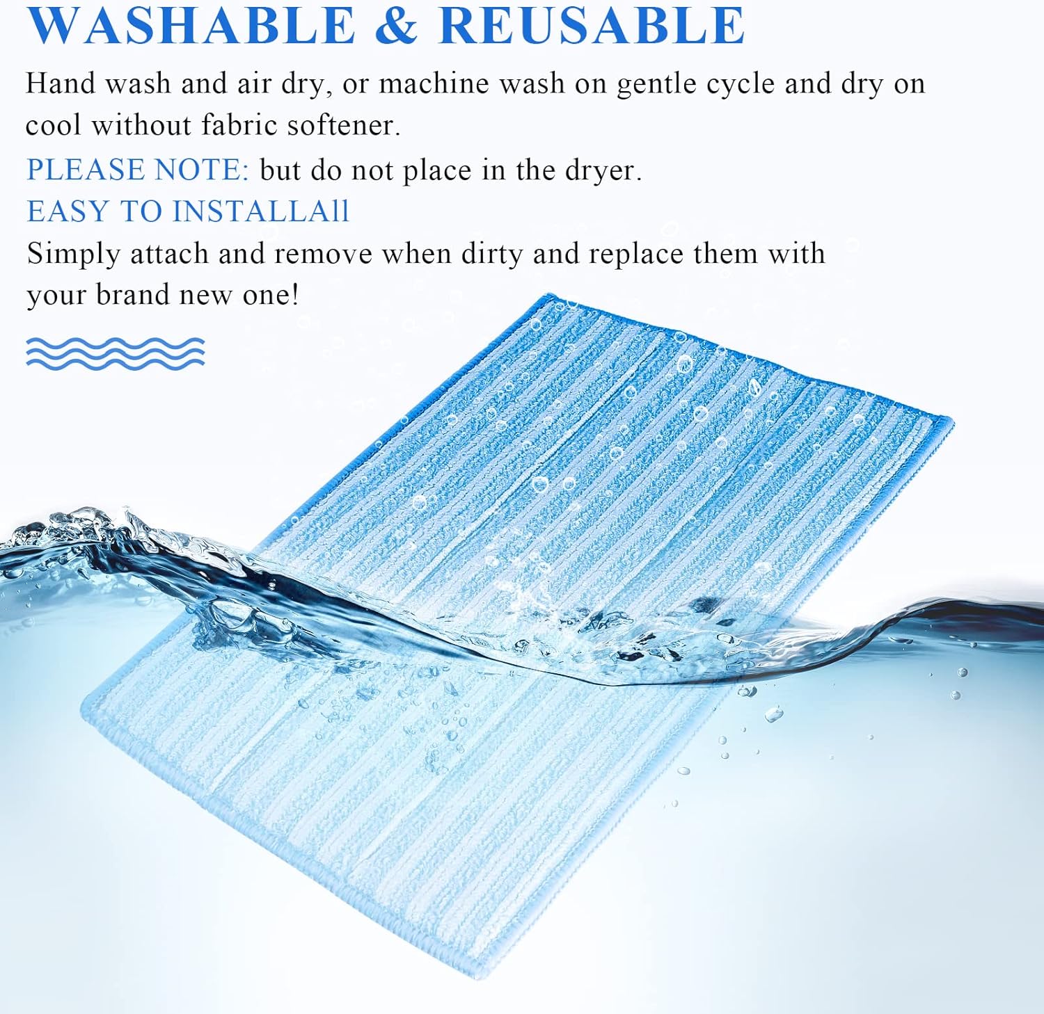 Ximoon RMF 4X Ultra Clean Pads for Steam Mops