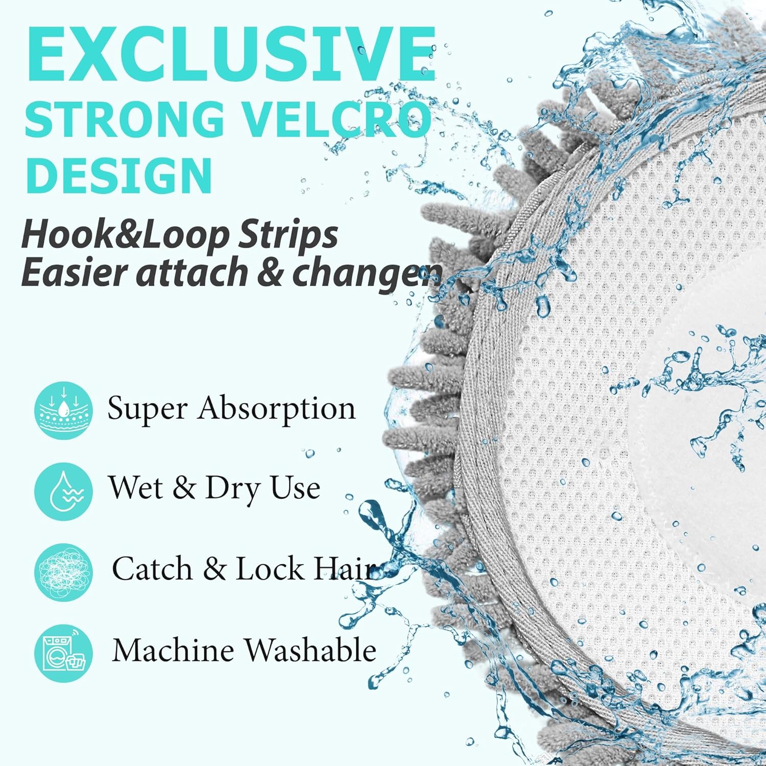 Frescares 6 Pack Steam Mop Pads Replacement for Shark Steam Mops