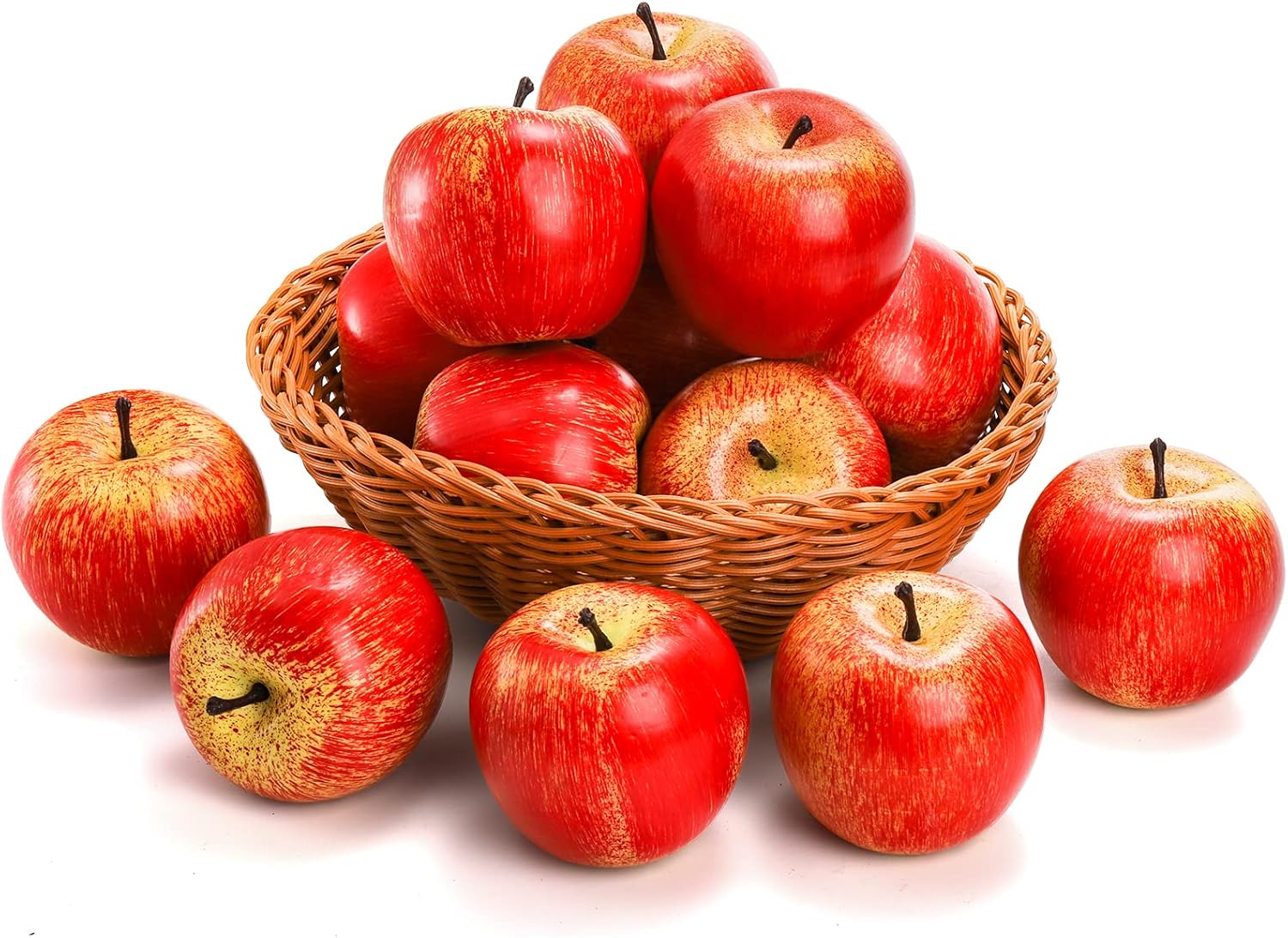 ZEAYEA 20 Pcs Artificial Apples for Home Decoration