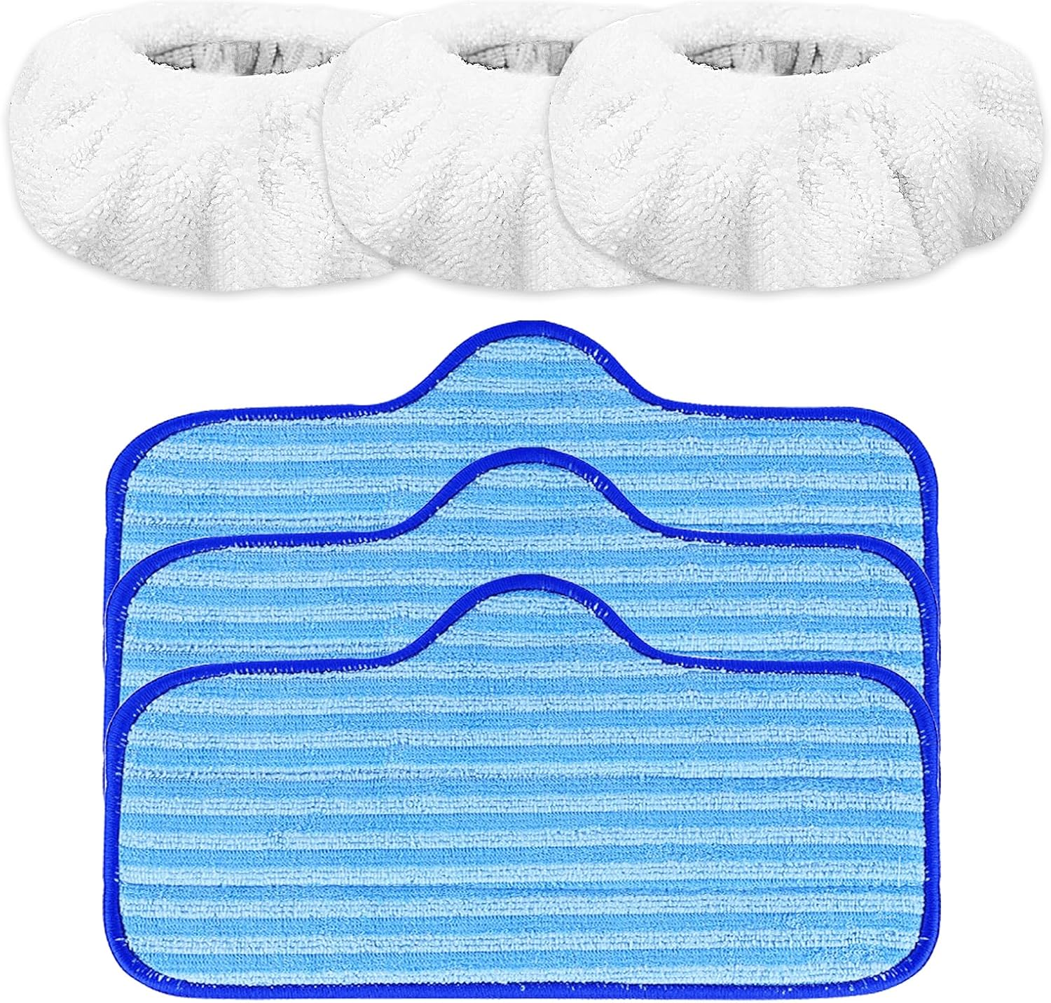 KeeTidy Reusable Microfiber Pads for Dupray Neat Steam Cleaner 33 Pack