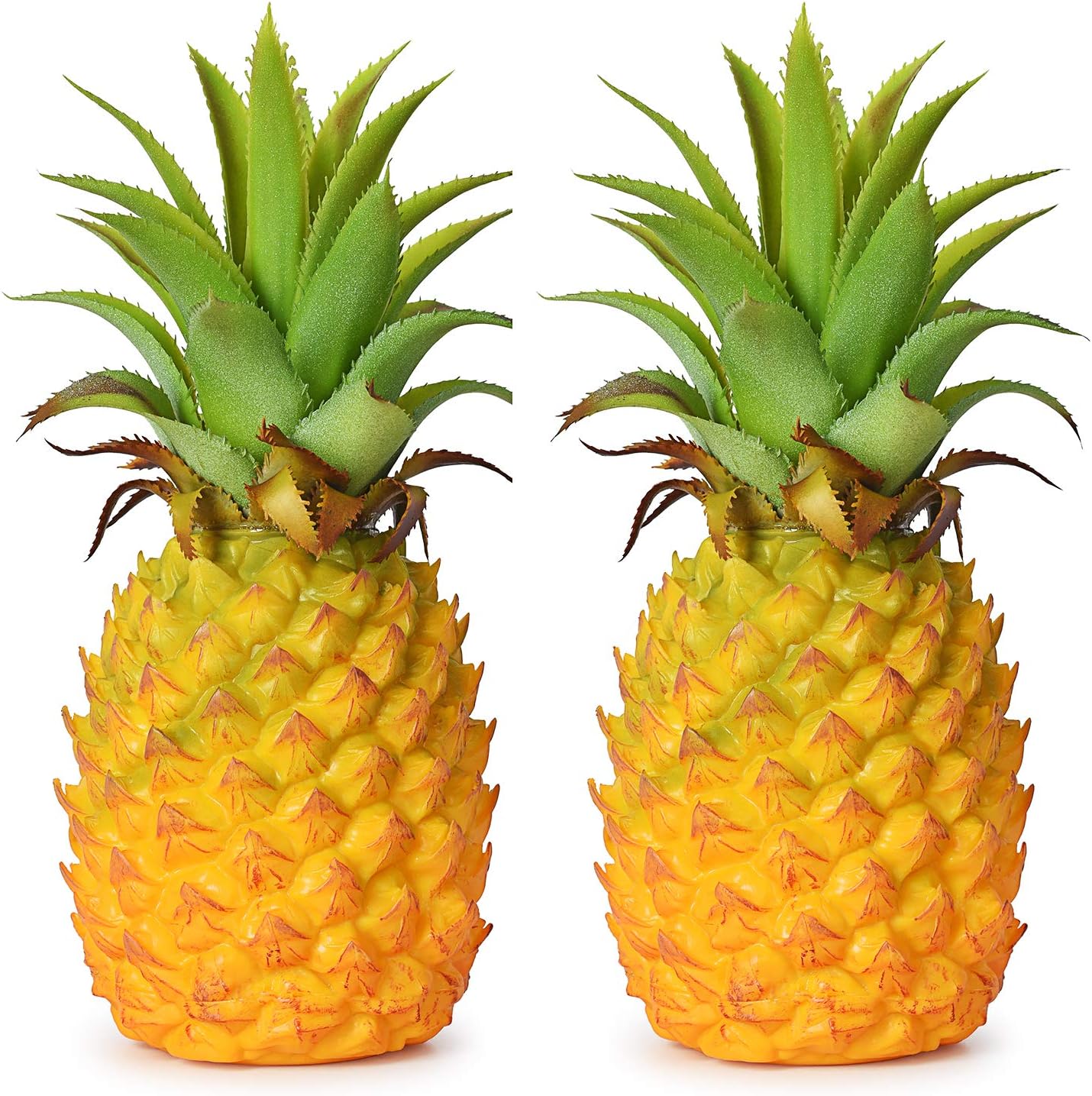 Lvydec 2 Pack Realistic Artificial Pineapple