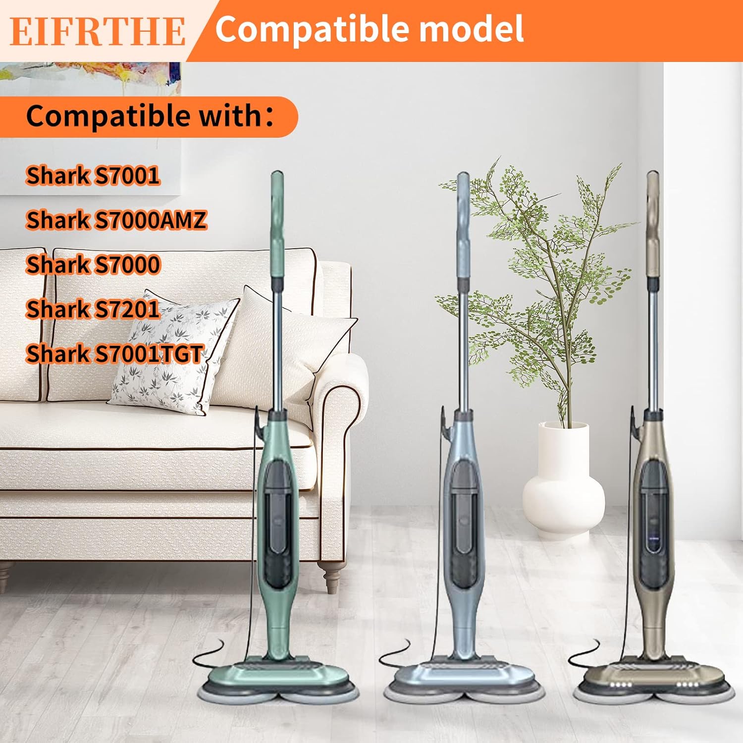 Eifrthe Shark S7000 Replacement Steam Mop 10 Pack