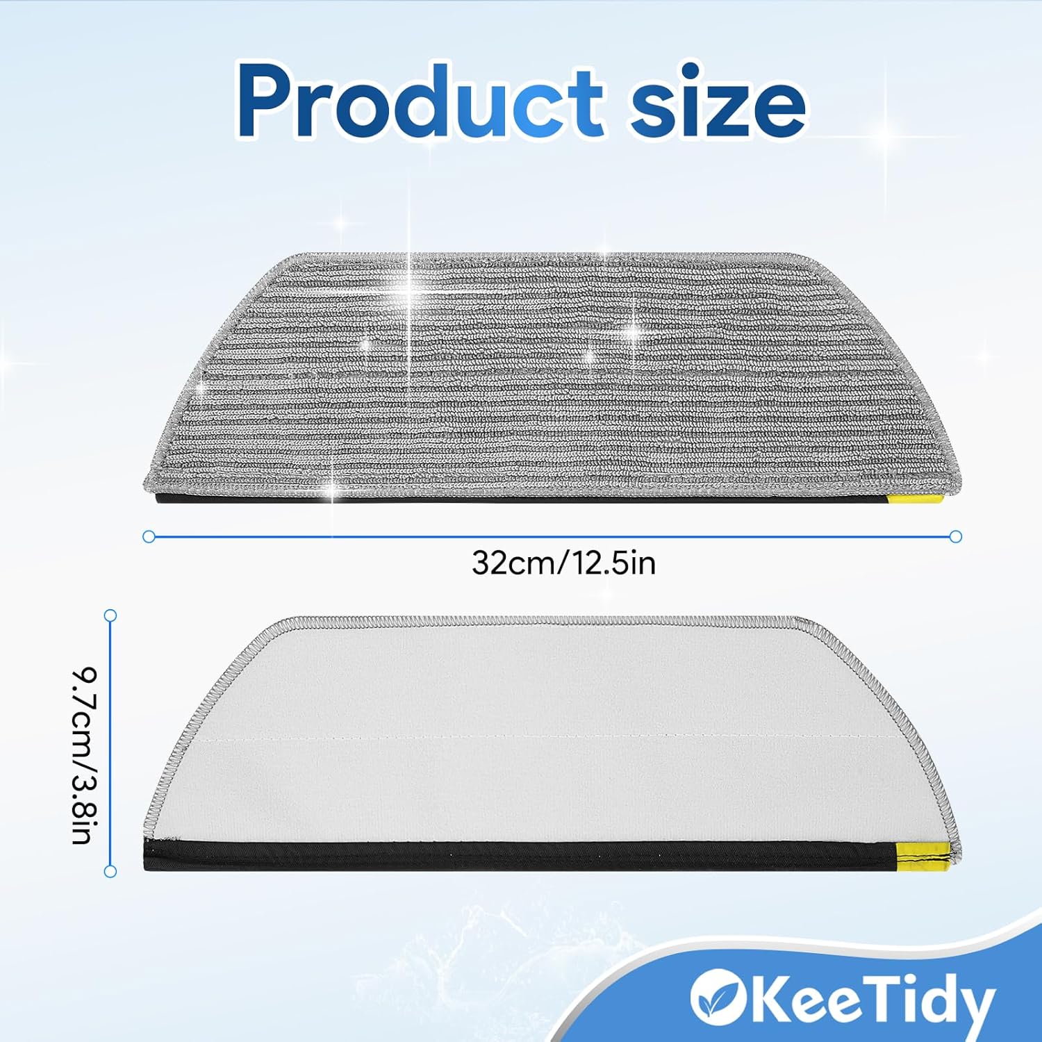 8 Pack Vacuum Robot Mop Pads Compatible with Shark Models