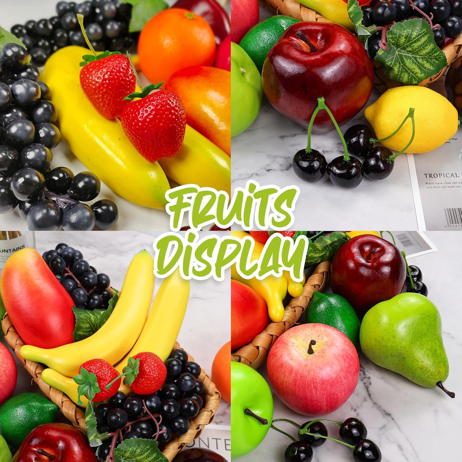 Lorigun Artificial Fruits Pack 20 Pieces Set