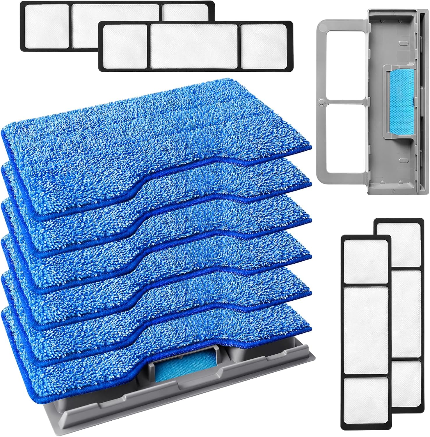 KEEPOW Reusable Mop Pads for Shark Vac Mop 1