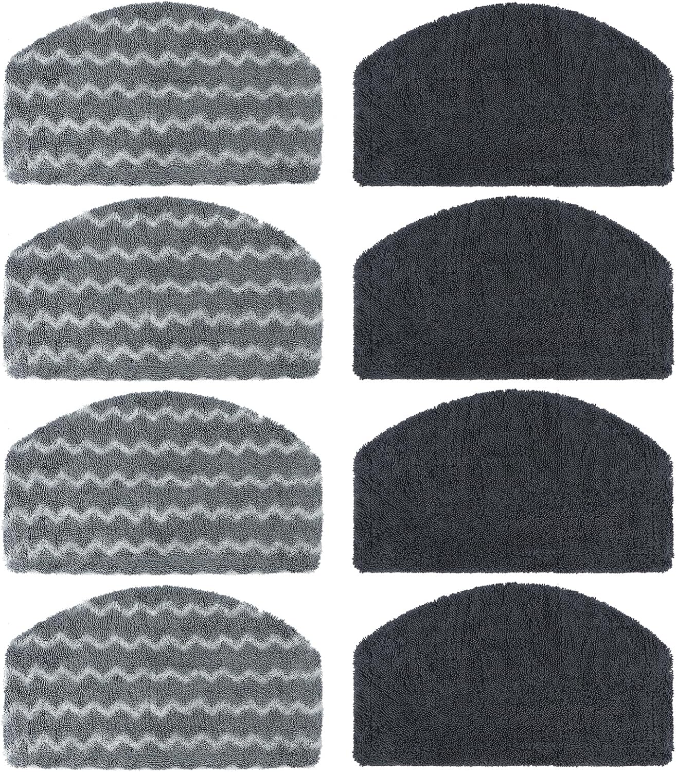 HOMEXCEL 8 Pack Steam Mop Replacement Pads for Bissell Powerfresh Models